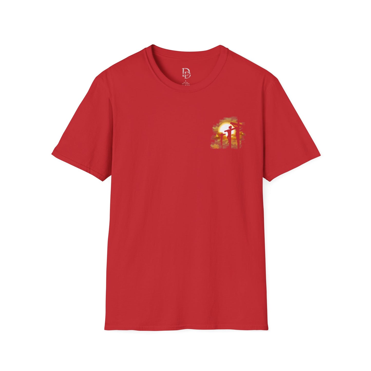 Christian T-Shirt Blessed loved and led