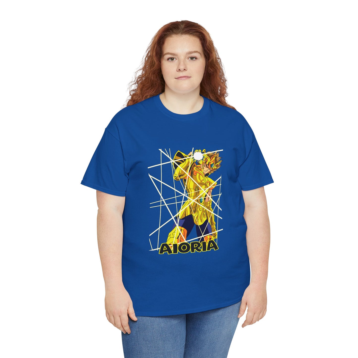 T-Shirt Aioria Anime Character Design
