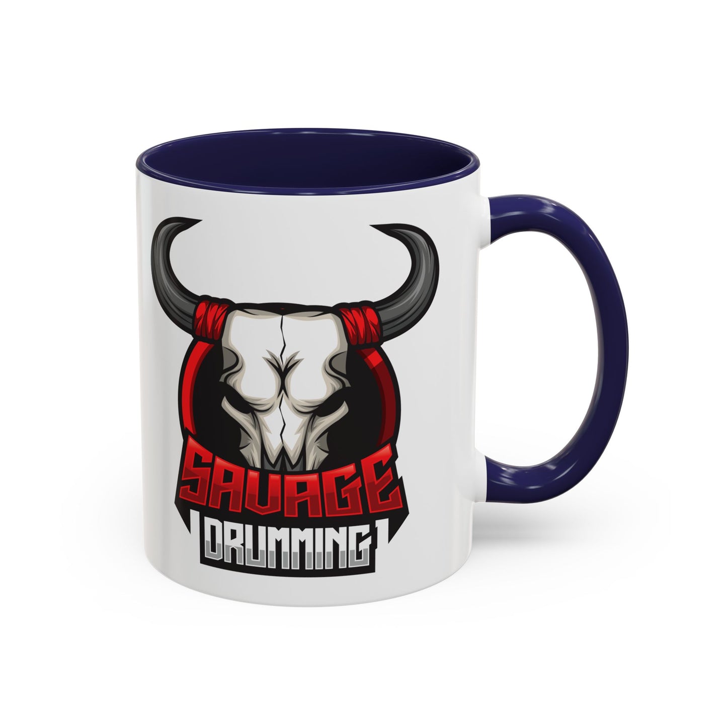 Savage Drumming Accent Coffee Mug | 11 & 15oz |