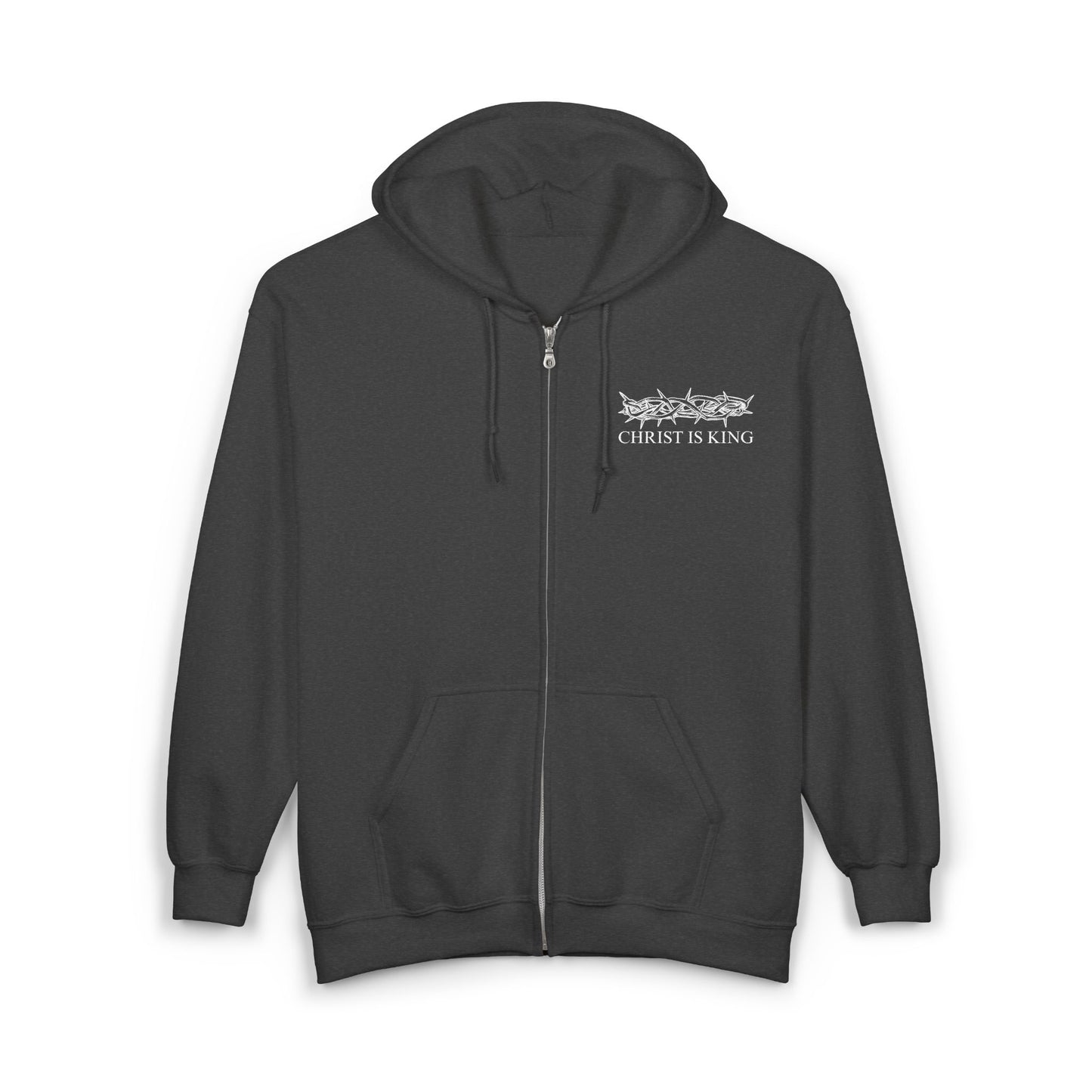 Christ is King Zip-Up Hoodie
