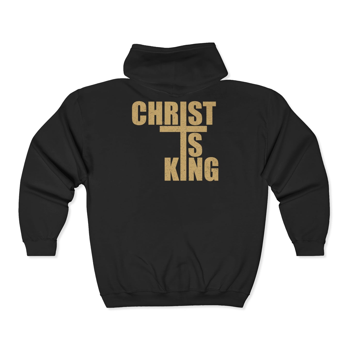 Faithful Style Full Zip Hoodie - Christ is King design