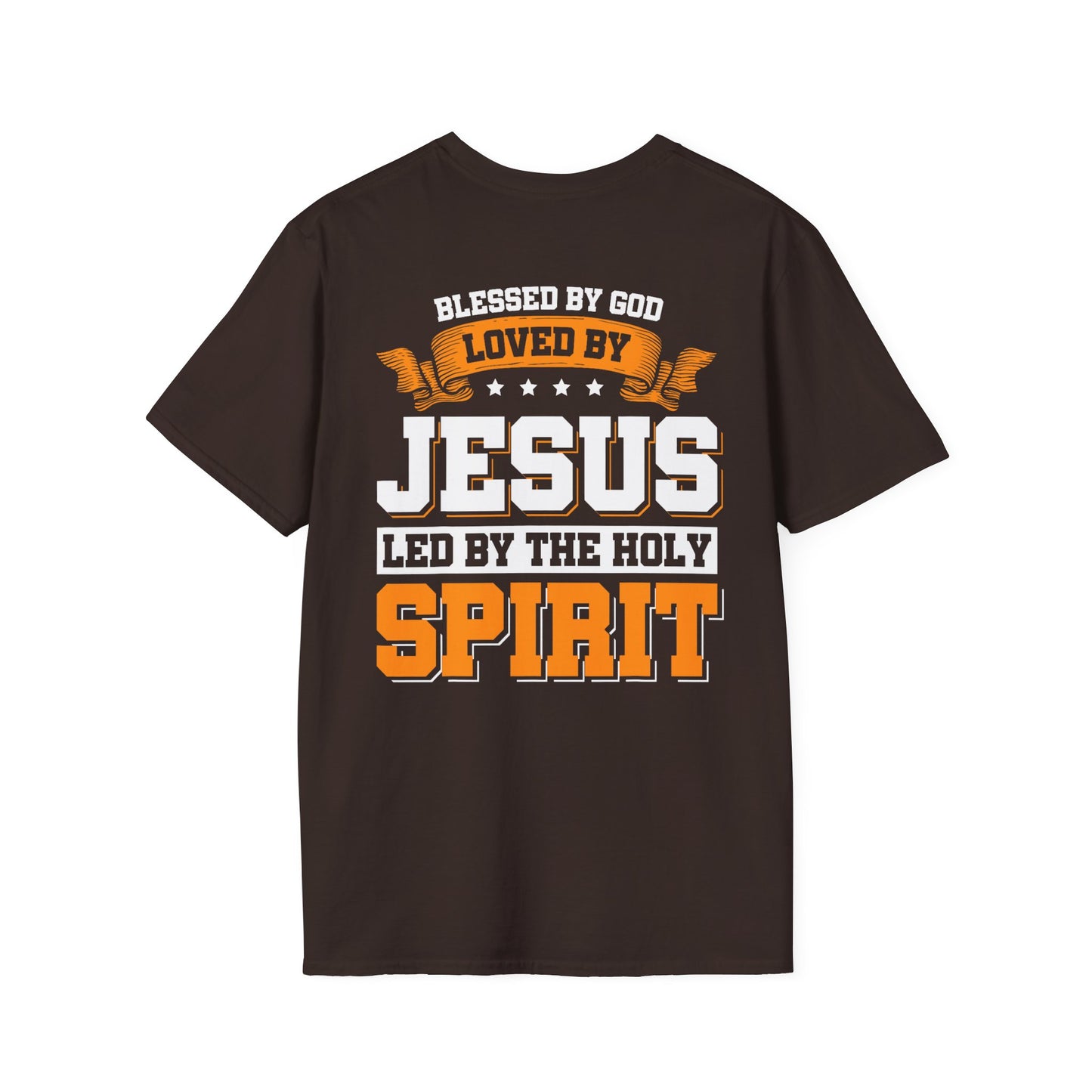 Christian T-Shirt Blessed loved and led