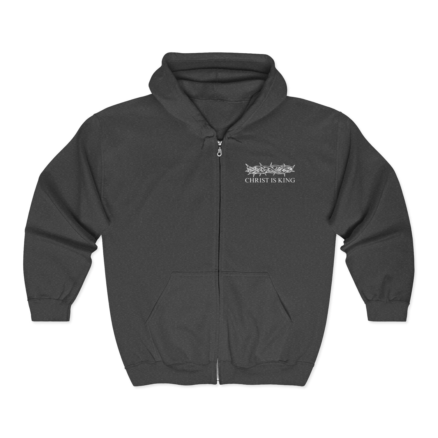 Christ is King Zip-Up Hoodie