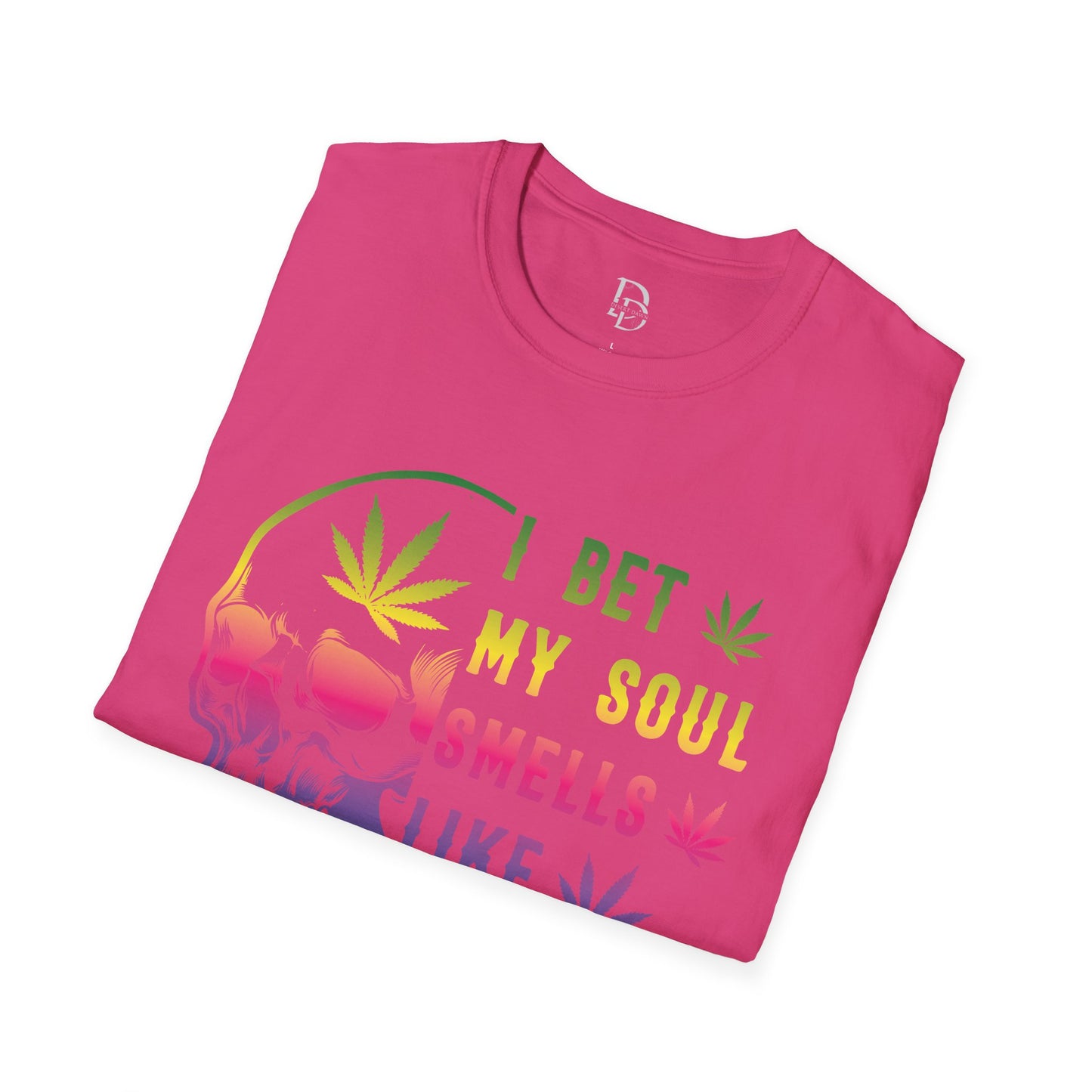 Colorful Skull Weed Unisex T-Shirt