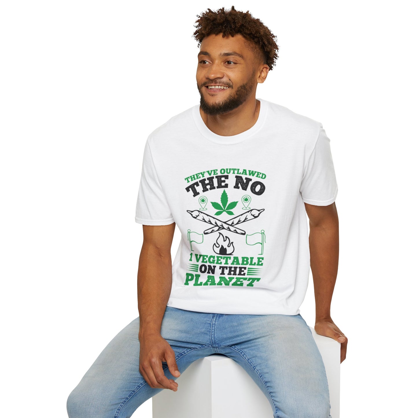 Funny Outlawed Weed Unisex T-Shirt