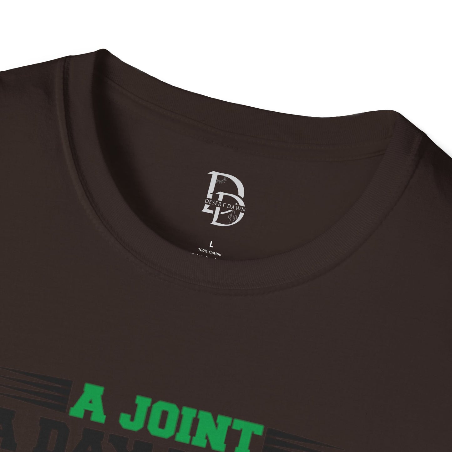 Marijuana Humor T-Shirt - A Joint a Day Keeps the Bad Mood Away