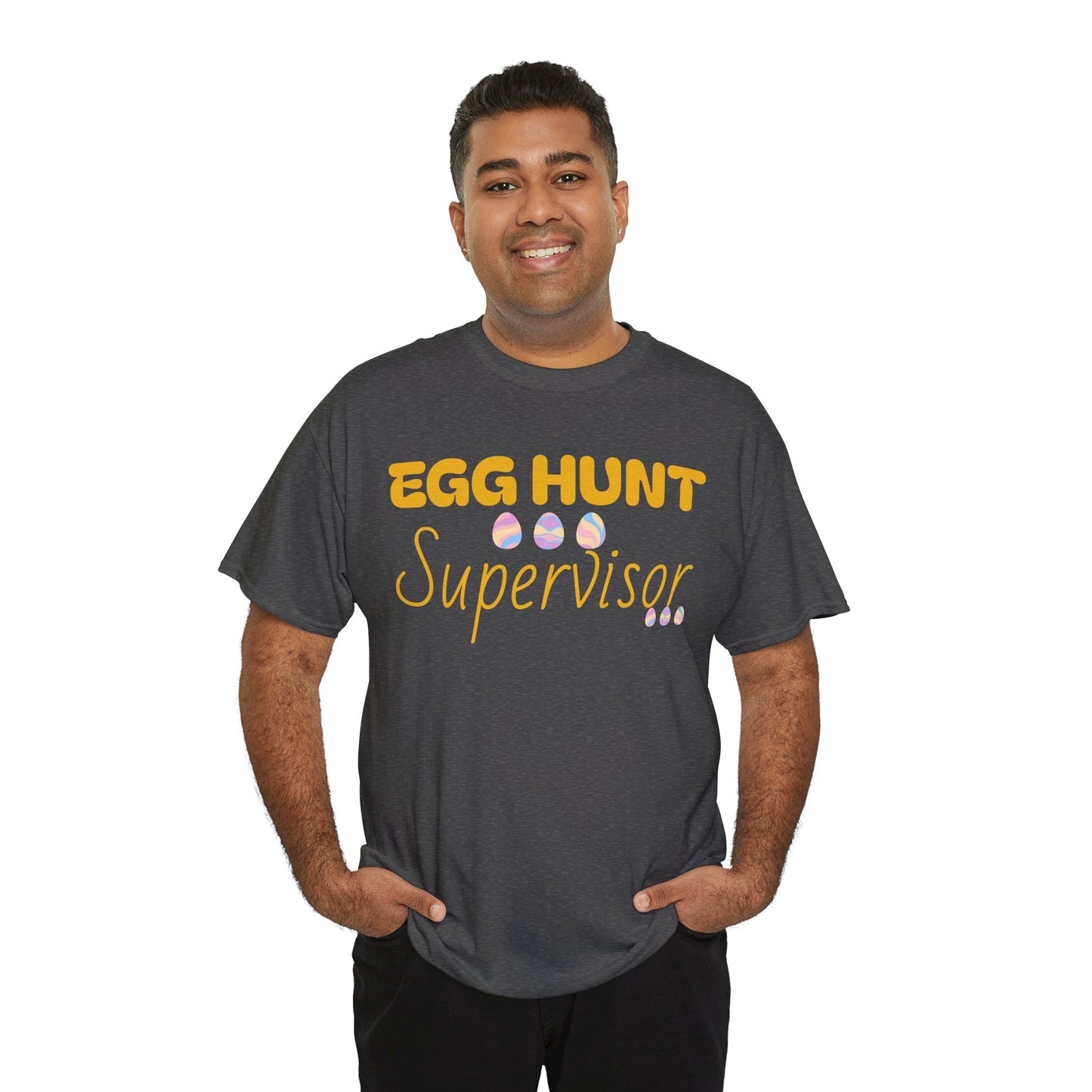 Egg Hunt Supervisor Tee - I'm so egg-cited design