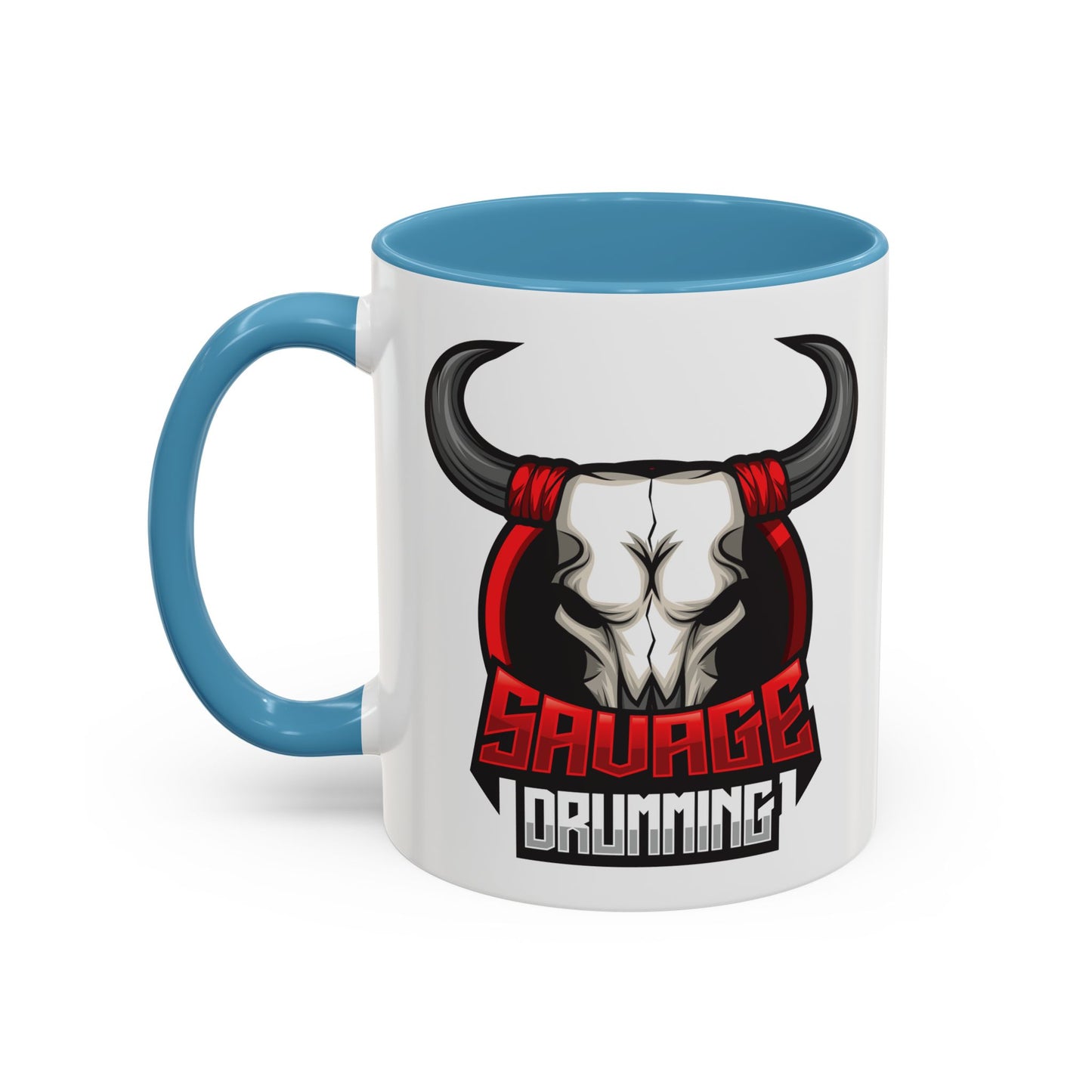 Savage Drumming Accent Coffee Mug | 11 & 15oz |