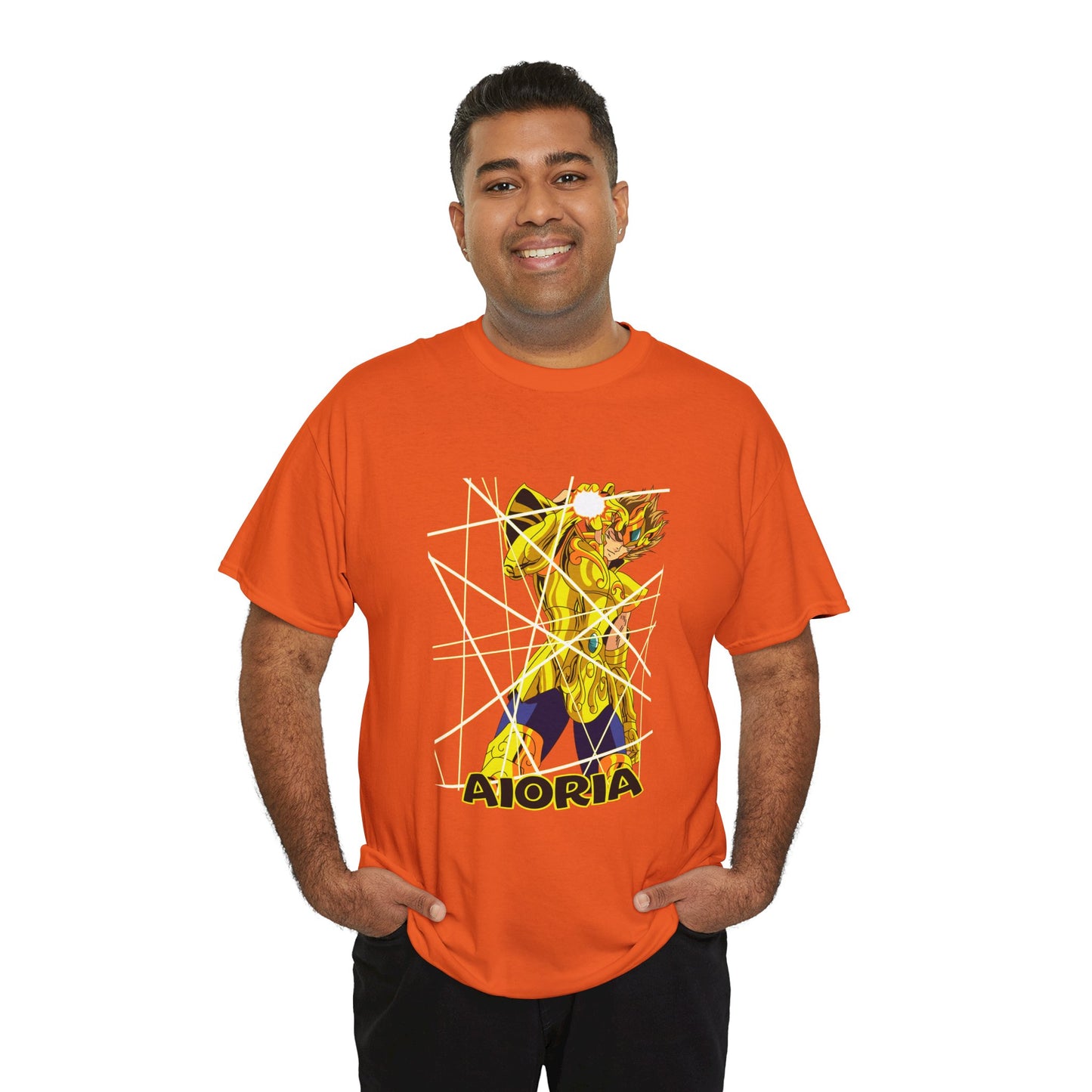 T-Shirt Aioria Anime Character Design