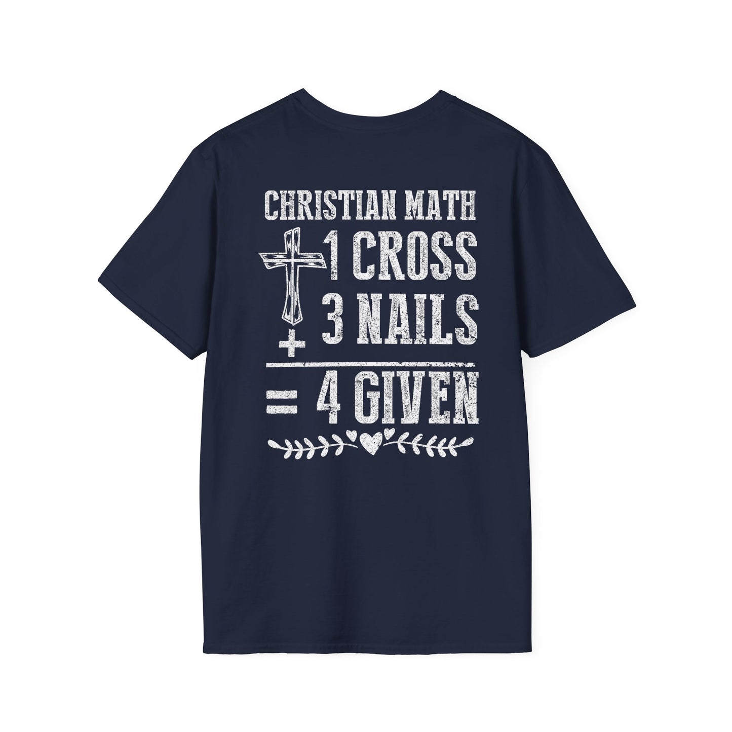 Christian Math Unisex T-Shirt - Faith Shirt, Religious Tee, Inspirational Gift