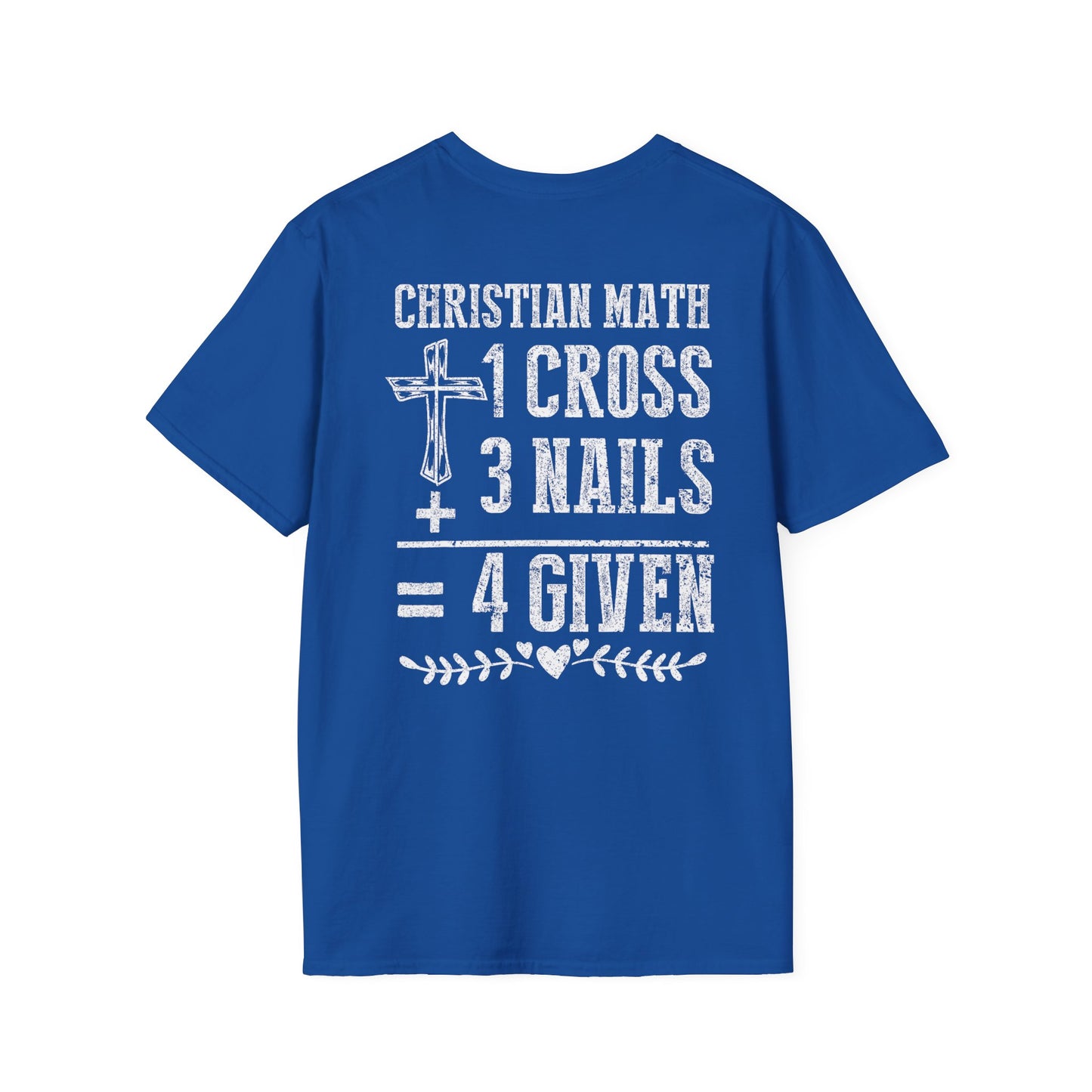 Christian Math Unisex T-Shirt - Faith Shirt, Religious Tee, Inspirational Gift