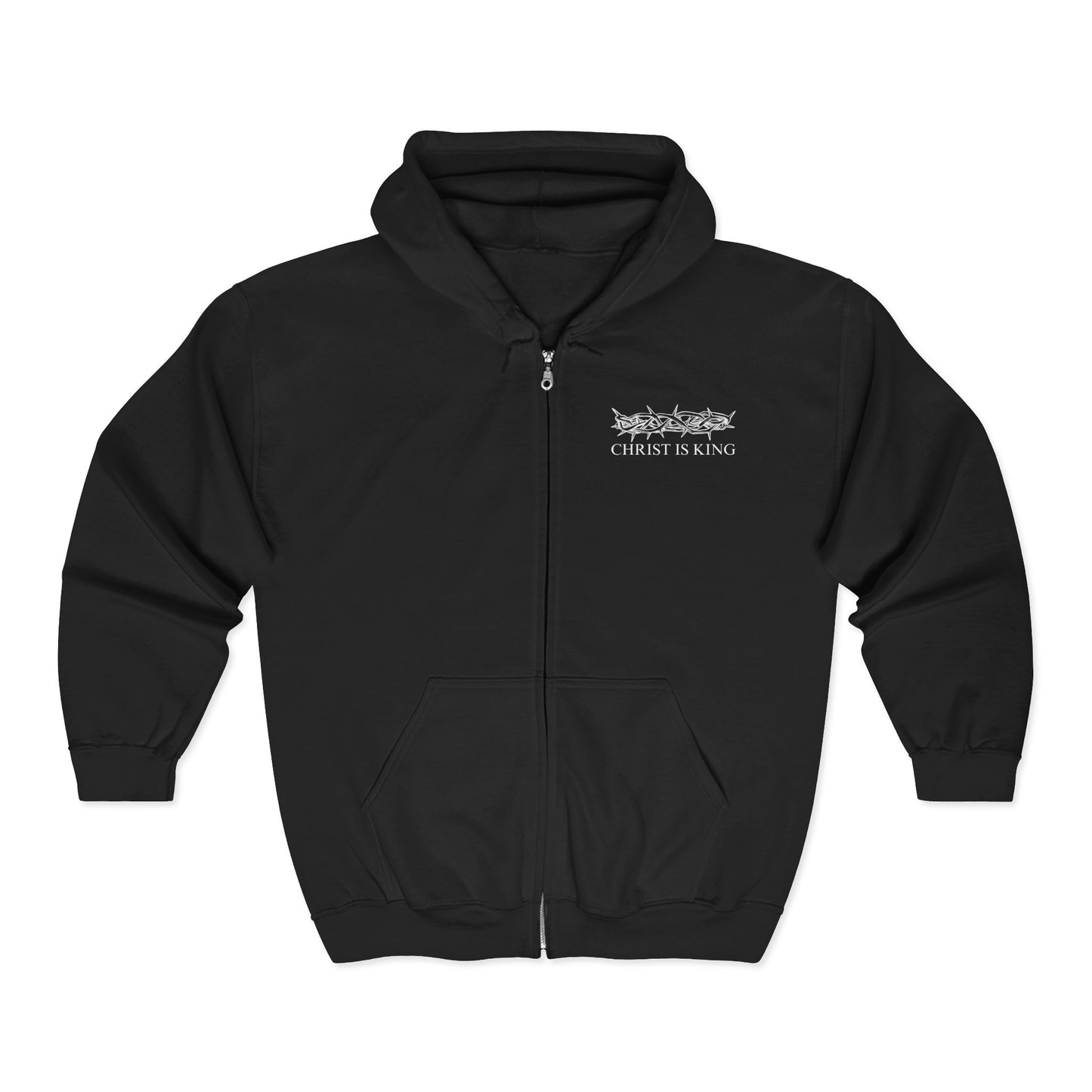 Christ is King Zip-Up Hoodie