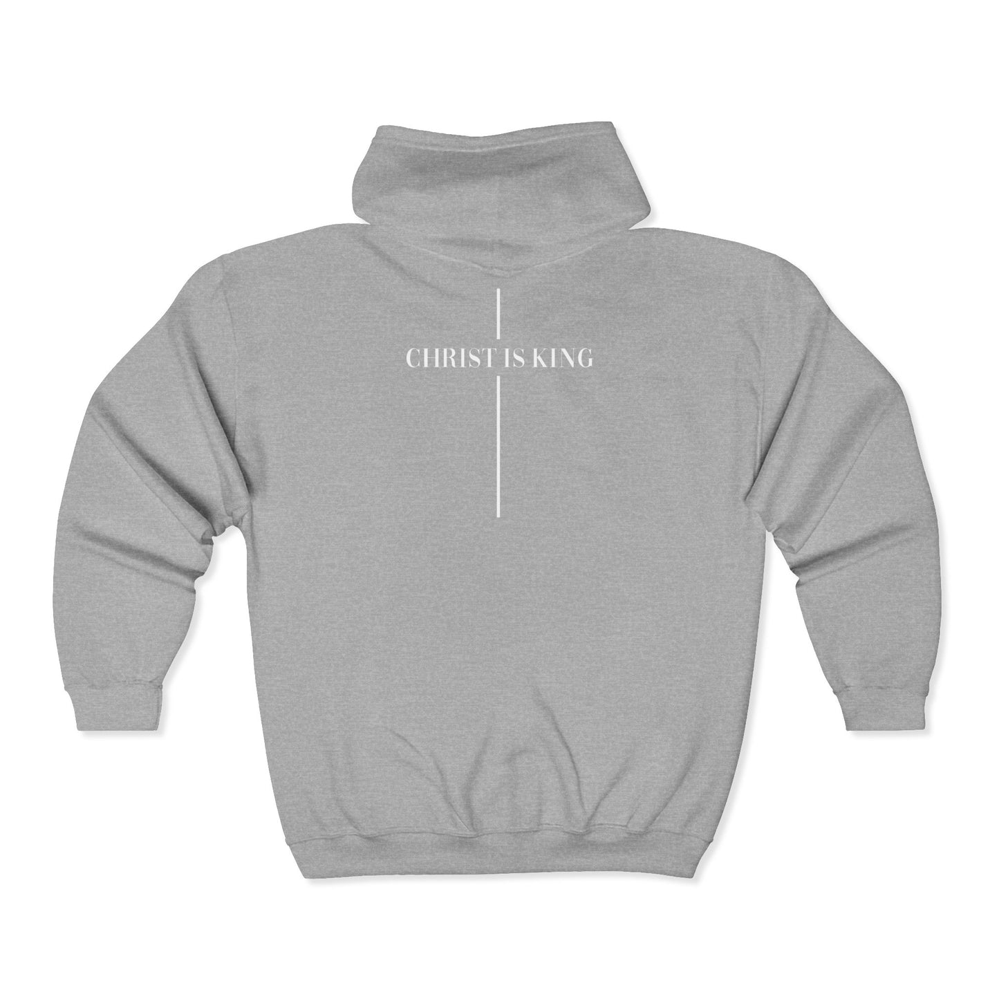 Christ is King Zip-Up Hoodie