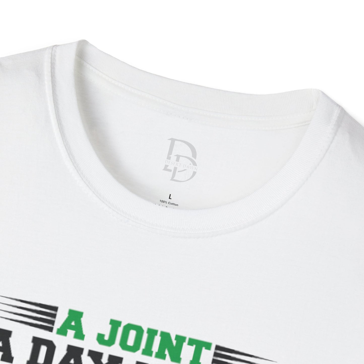 Marijuana Humor T-Shirt - A Joint a Day Keeps the Bad Mood Away