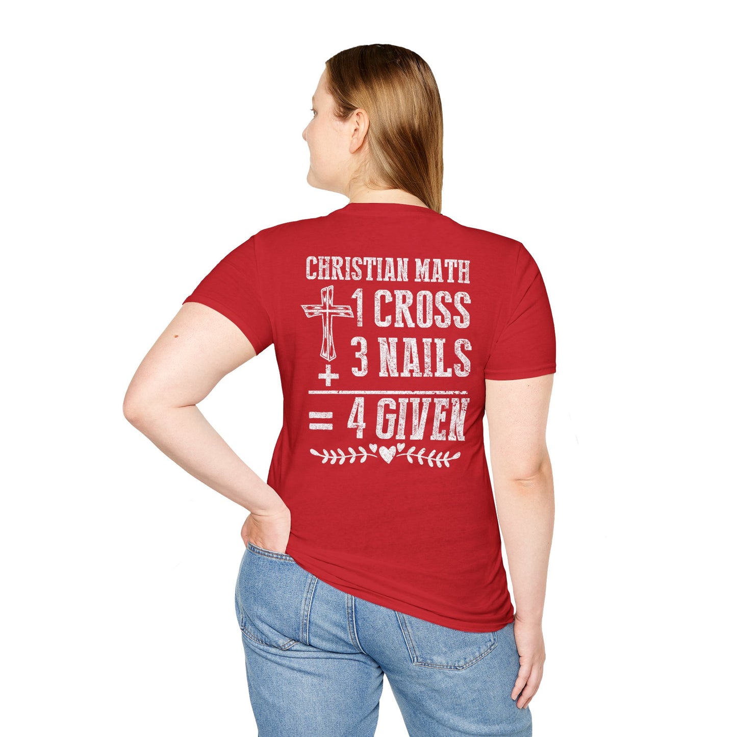 Christian Math Unisex T-Shirt - Faith Shirt, Religious Tee, Inspirational Gift