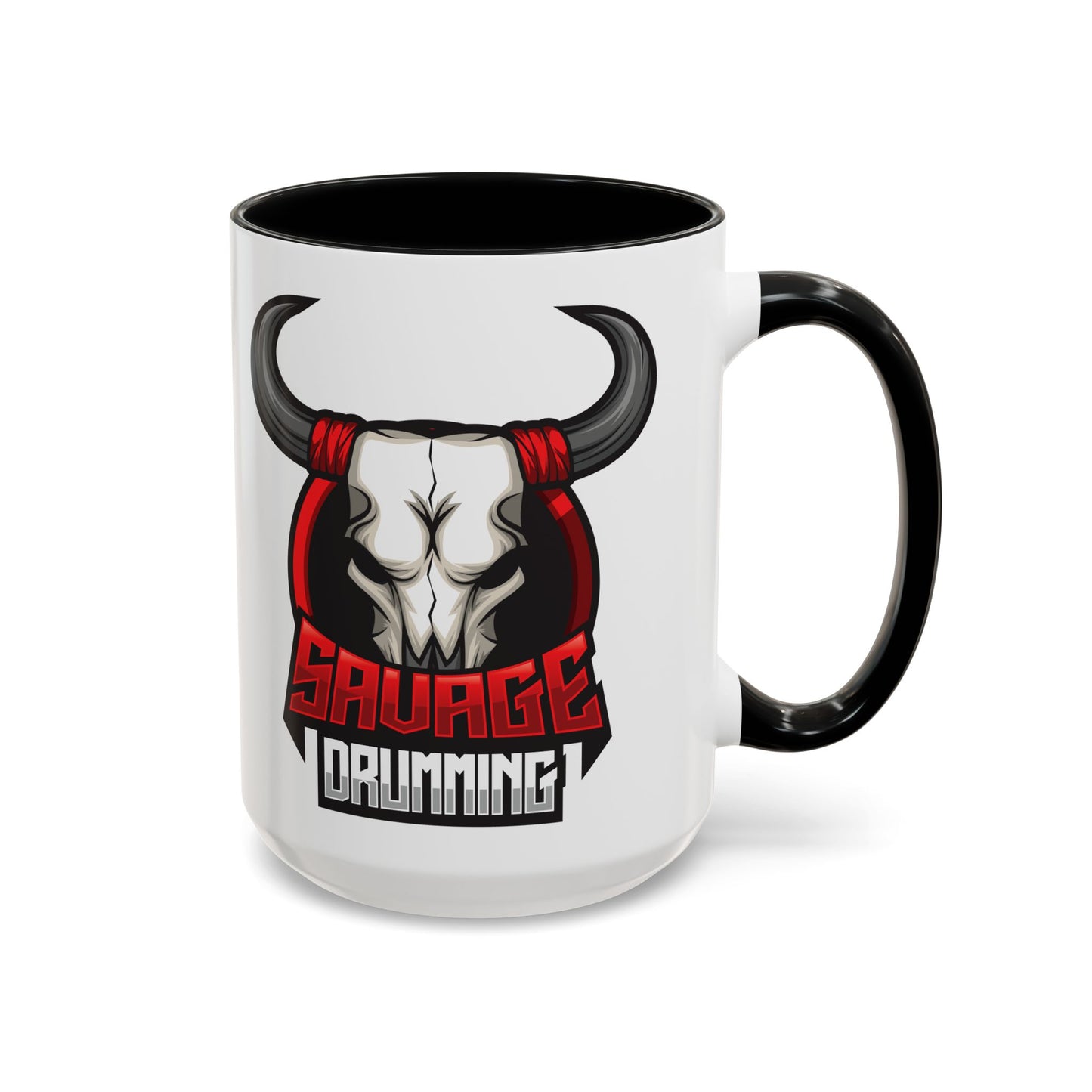 Savage Drumming Accent Coffee Mug | 11 & 15oz |