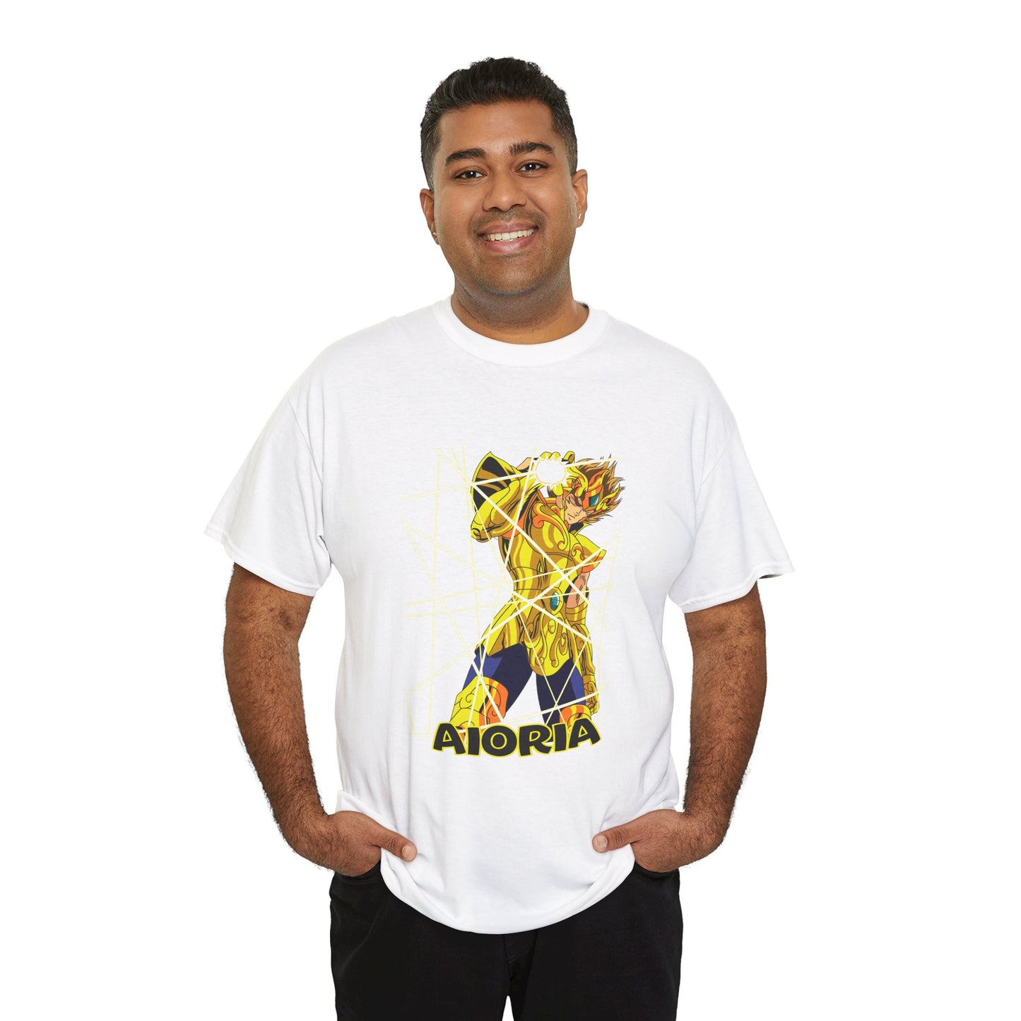 T-Shirt Aioria Anime Character Design