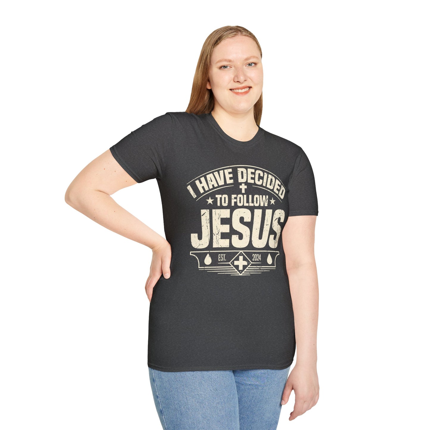 Faith Inspirational T-Shirt - 'I Have Decided to Follow Jesus', Unisex Tee