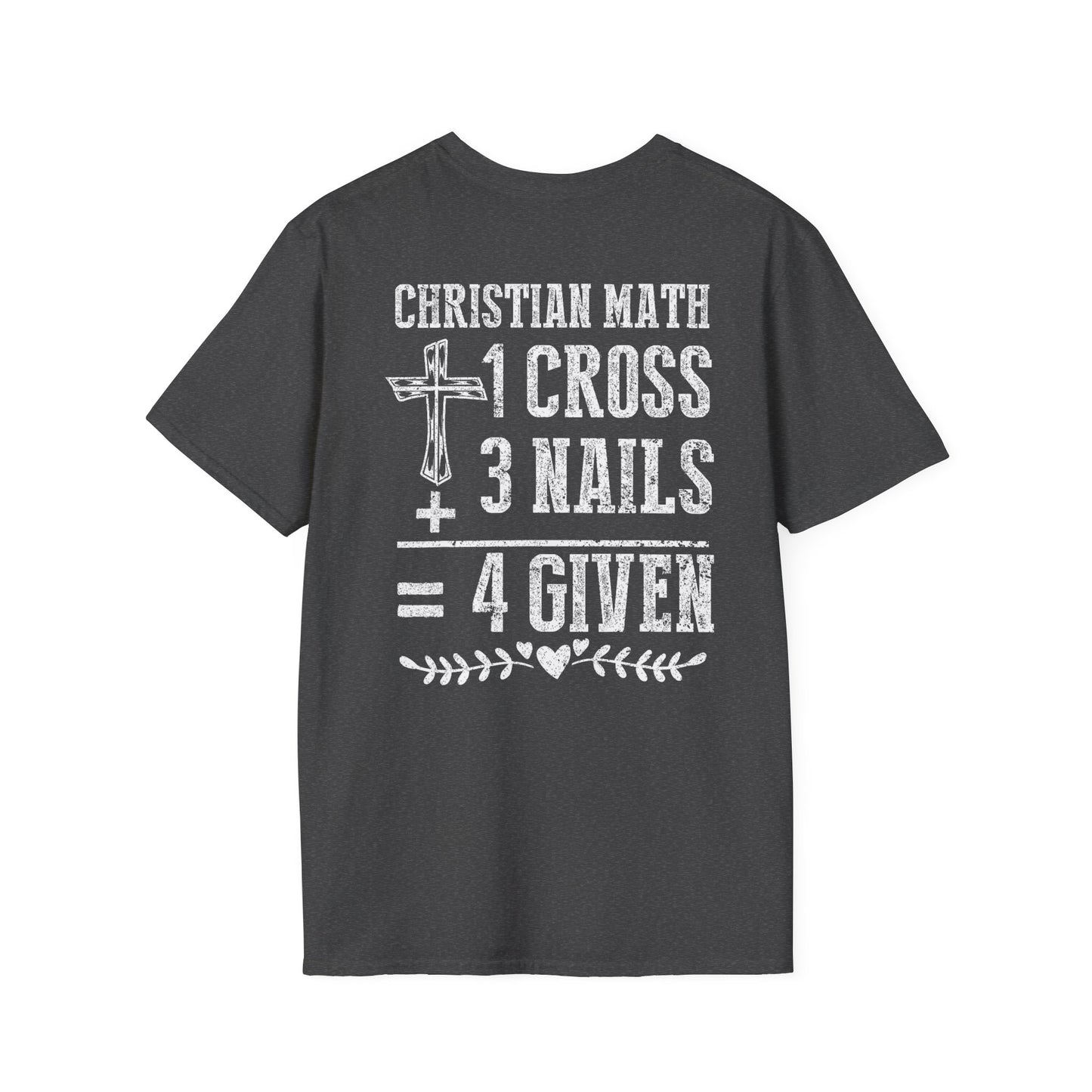 Christian Math Unisex T-Shirt - Faith Shirt, Religious Tee, Inspirational Gift