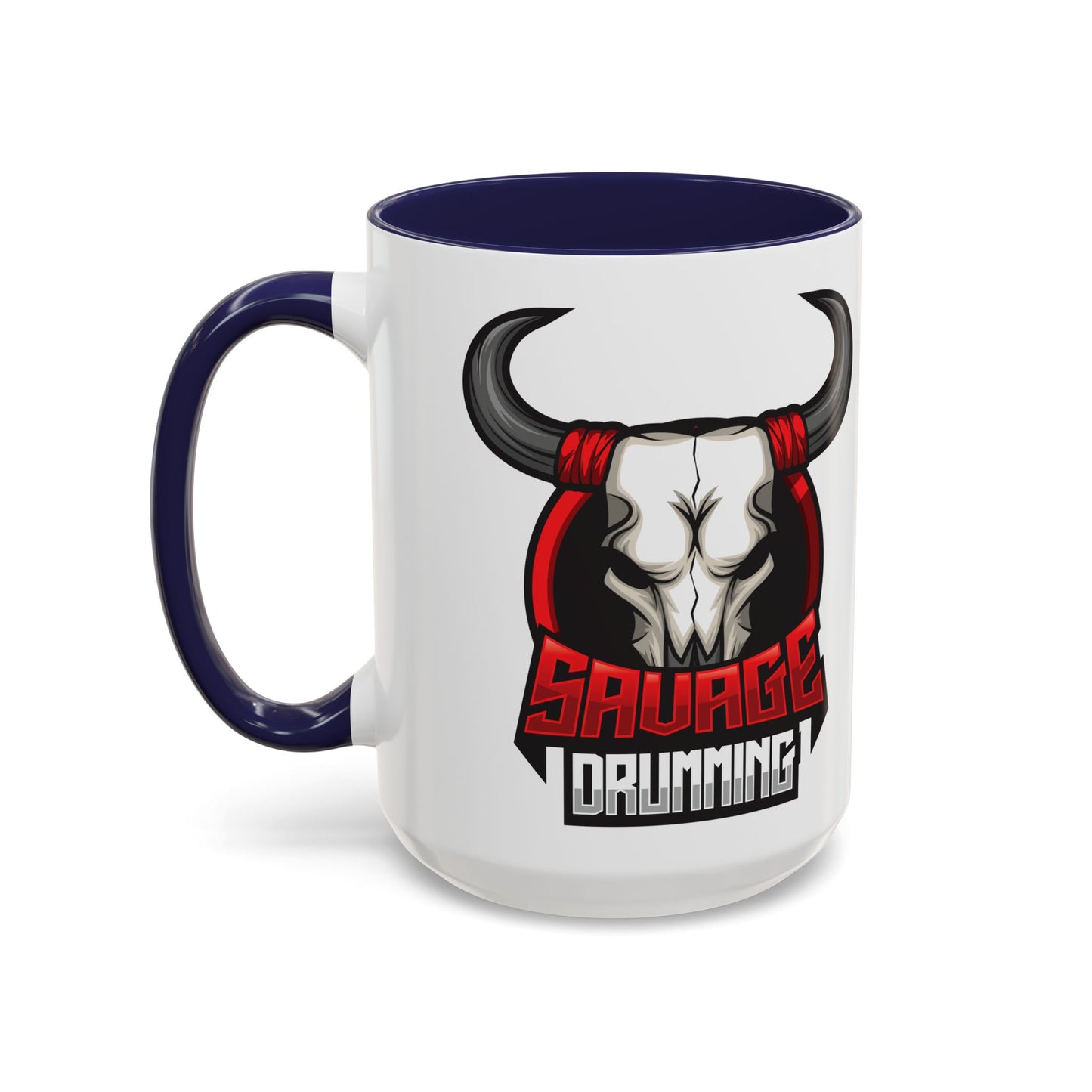 Savage Drumming Accent Coffee Mug | 11 & 15oz |