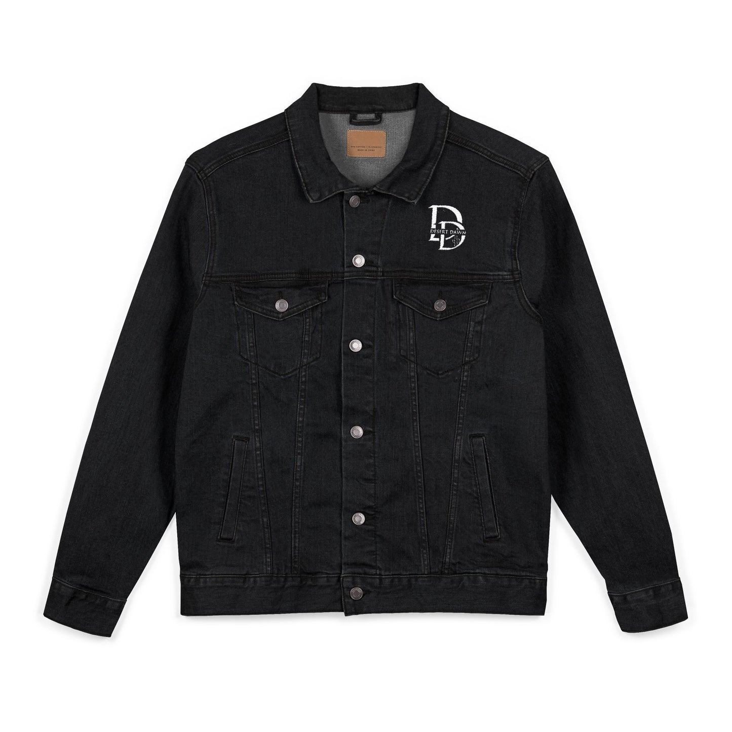 Embroidered Desert Dawn Denim Jacket