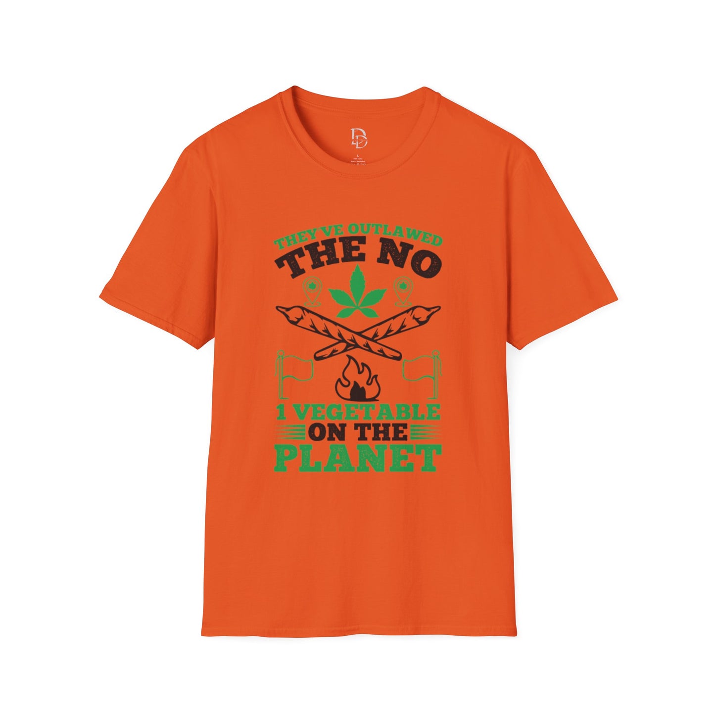 Funny Outlawed Weed Unisex T-Shirt