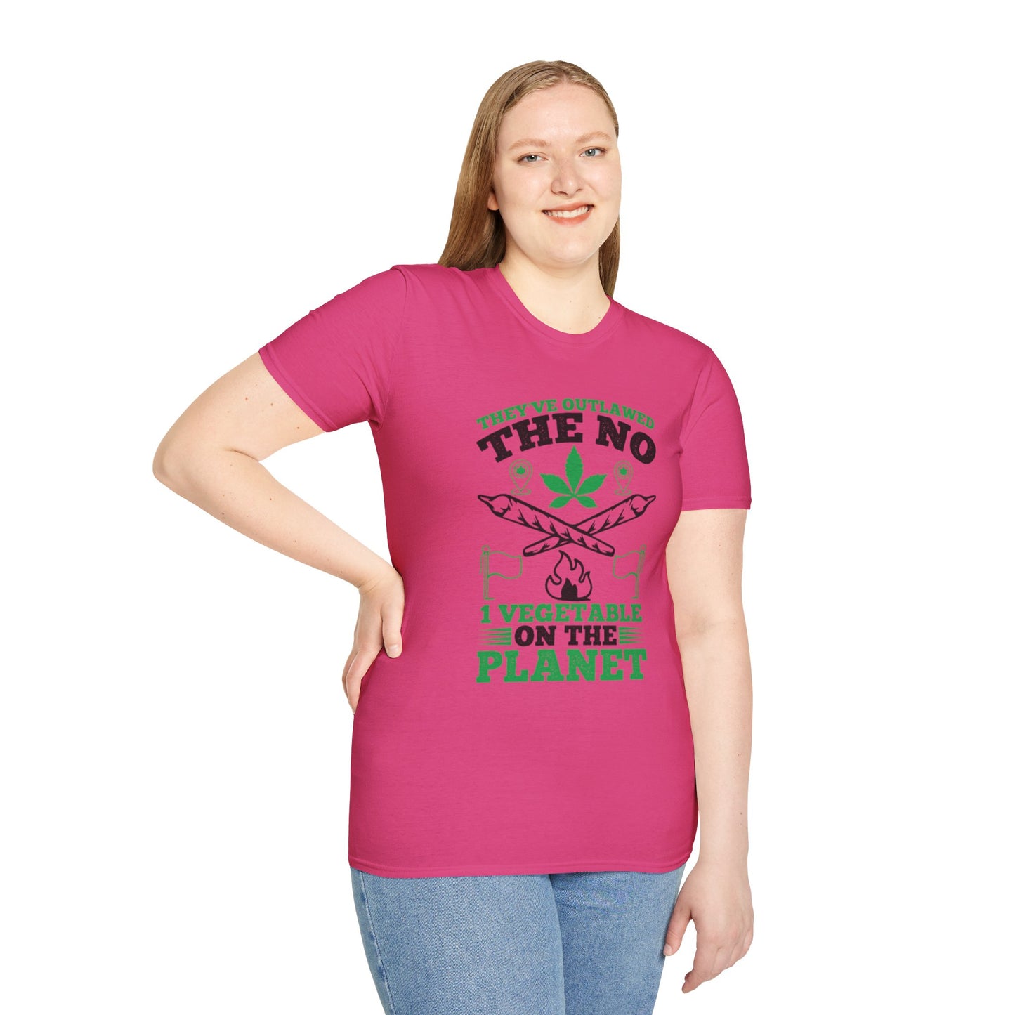 Funny Outlawed Weed Unisex T-Shirt