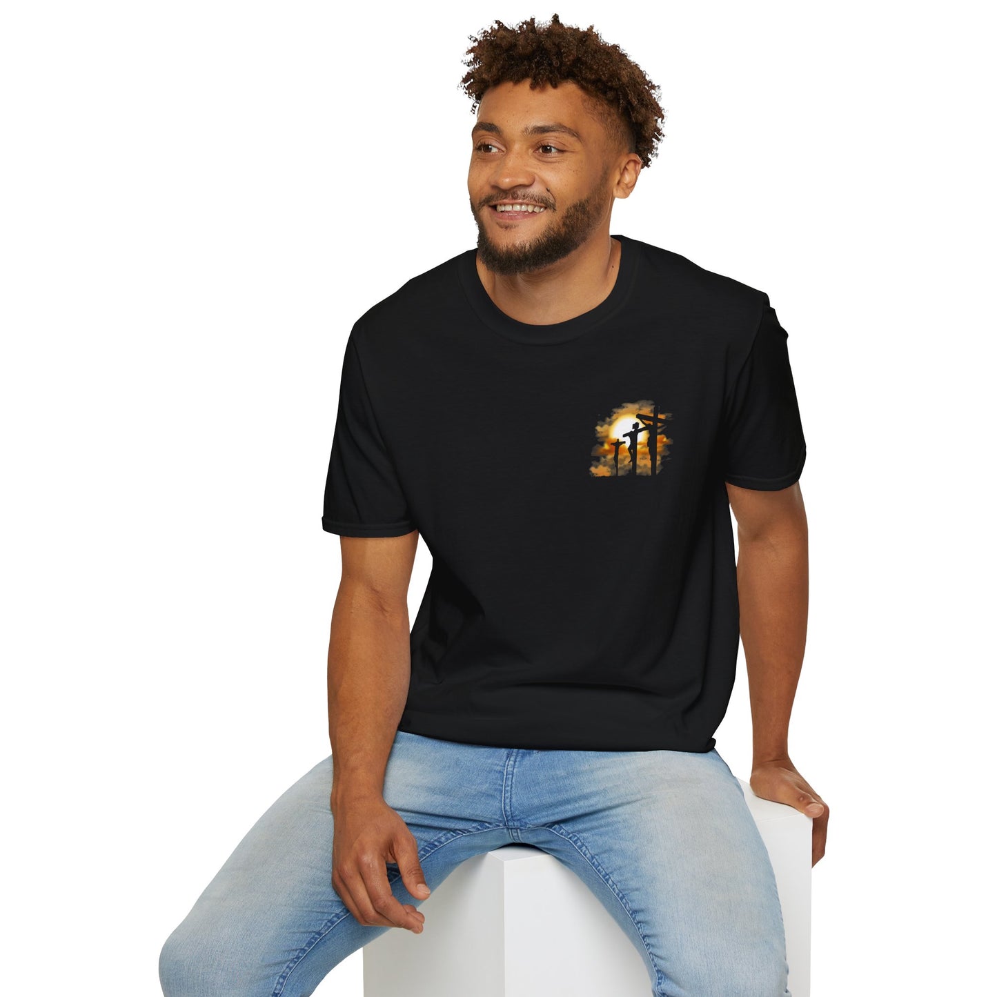 Christian T-Shirt Blessed loved and led