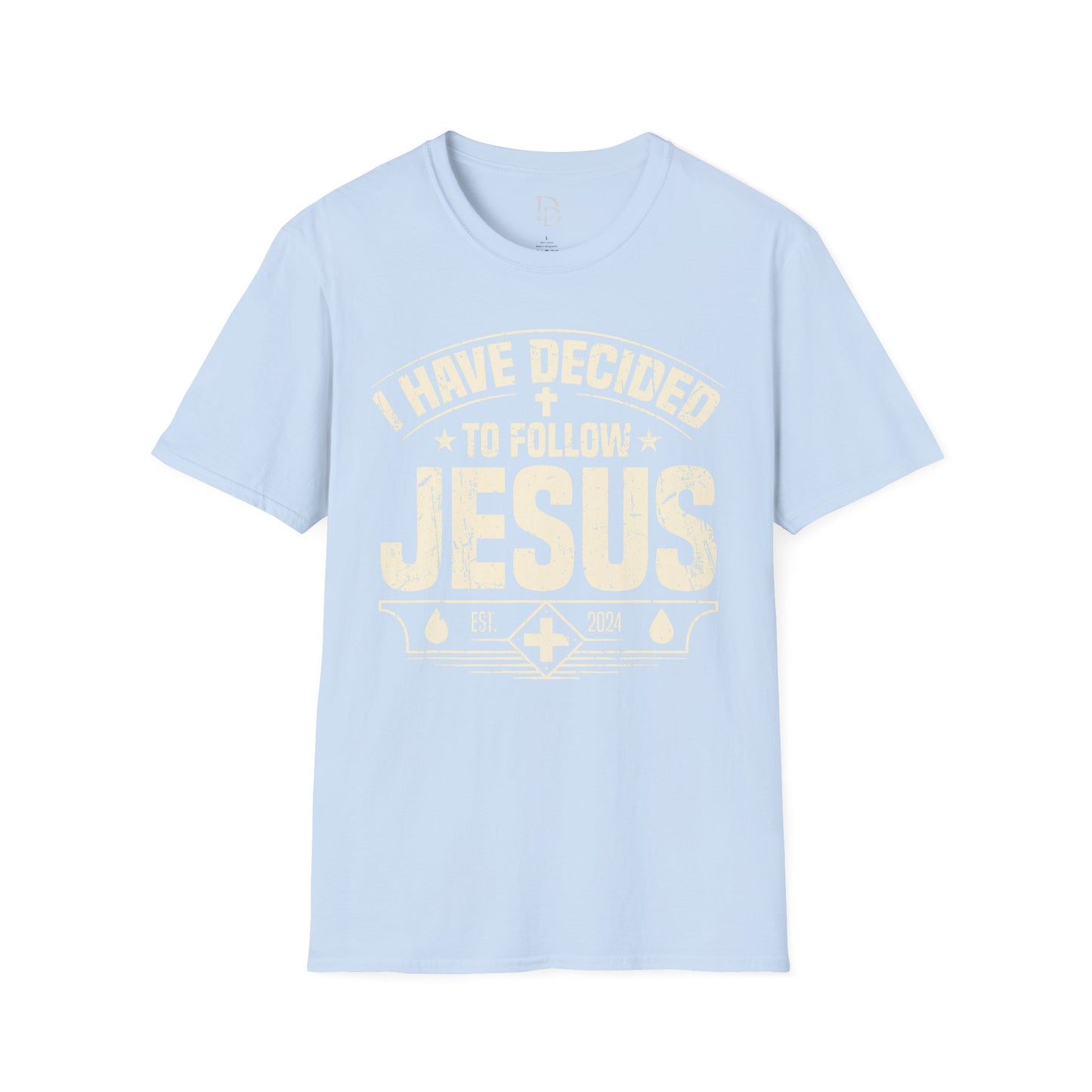 Faith Inspirational T-Shirt - 'I Have Decided to Follow Jesus', Unisex Tee