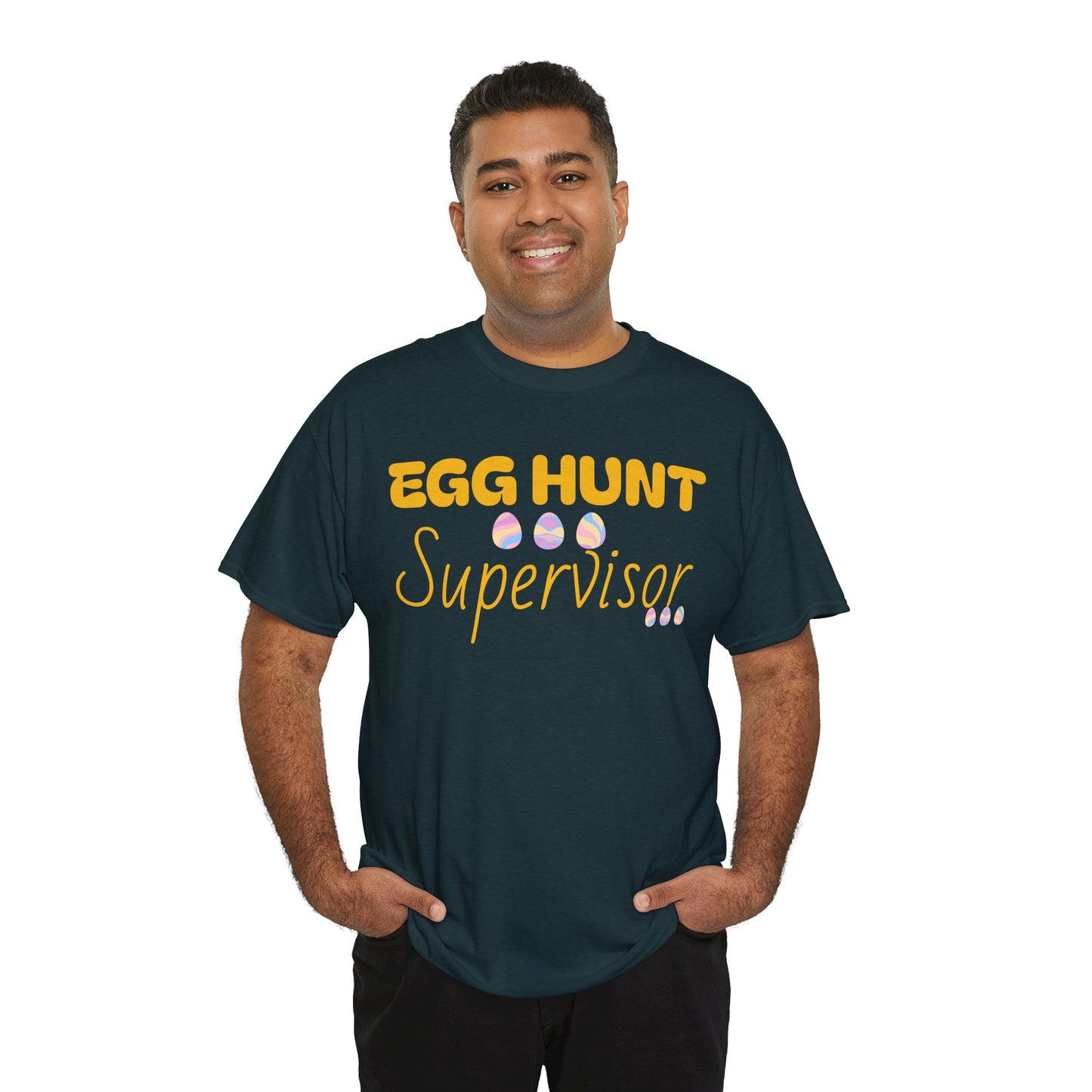 Egg Hunt Supervisor Tee - I'm so egg-cited design