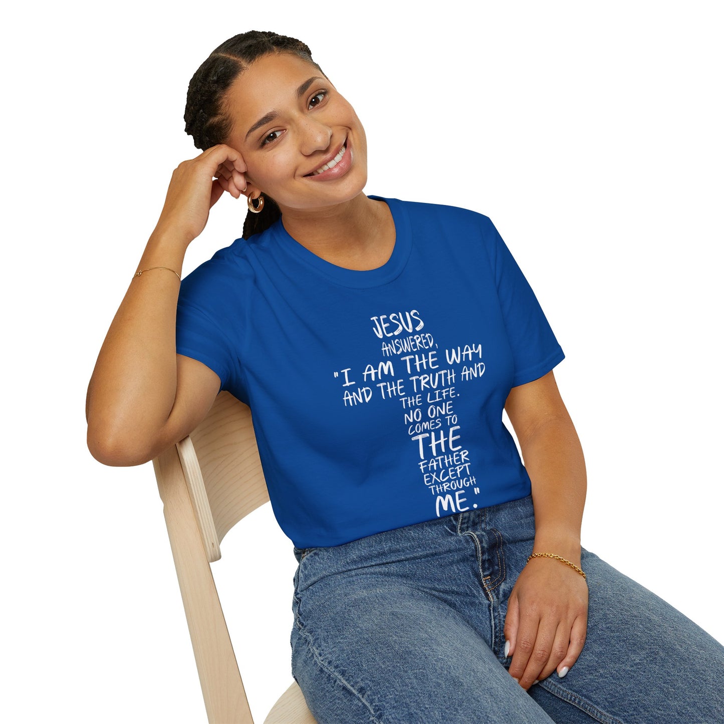 Christian Tee - Inspirational Quote Shirt, John 14:6