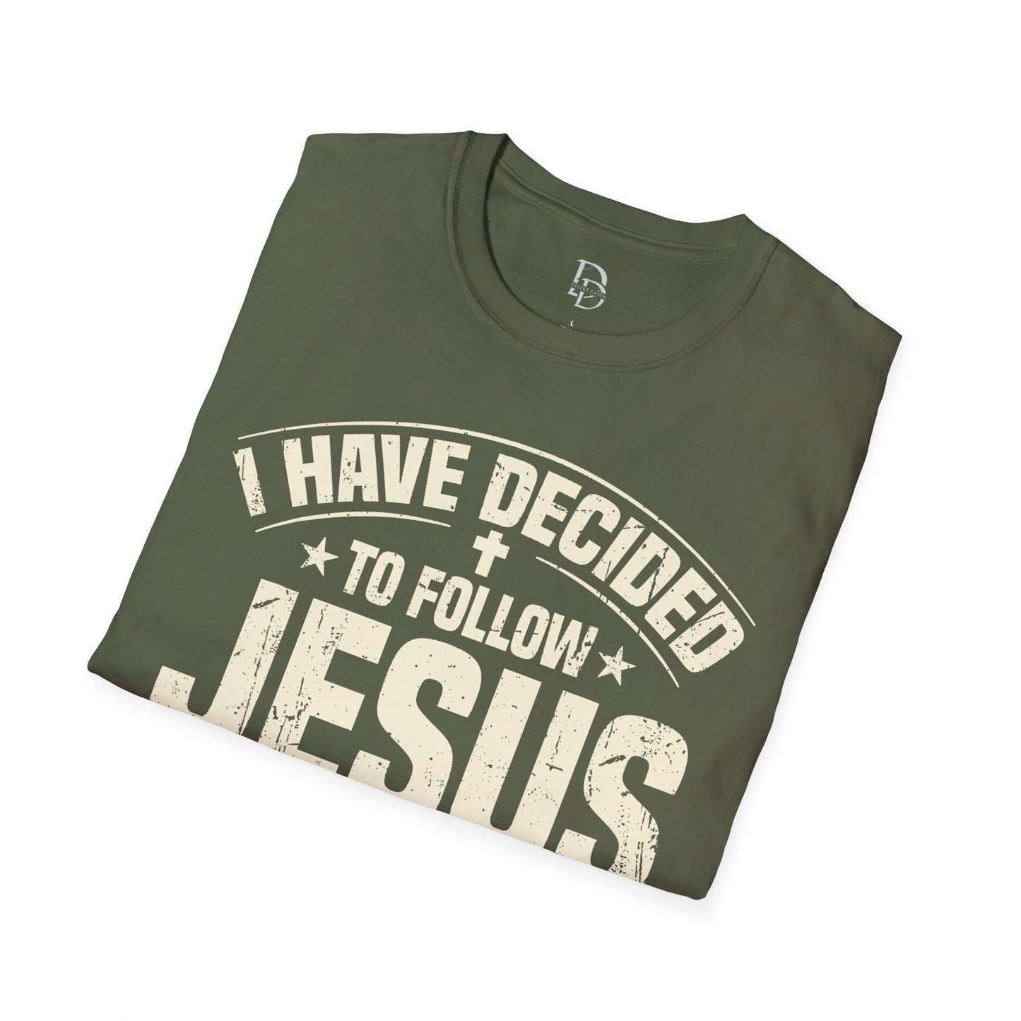 Faith Inspirational T-Shirt - 'I Have Decided to Follow Jesus', Unisex Tee