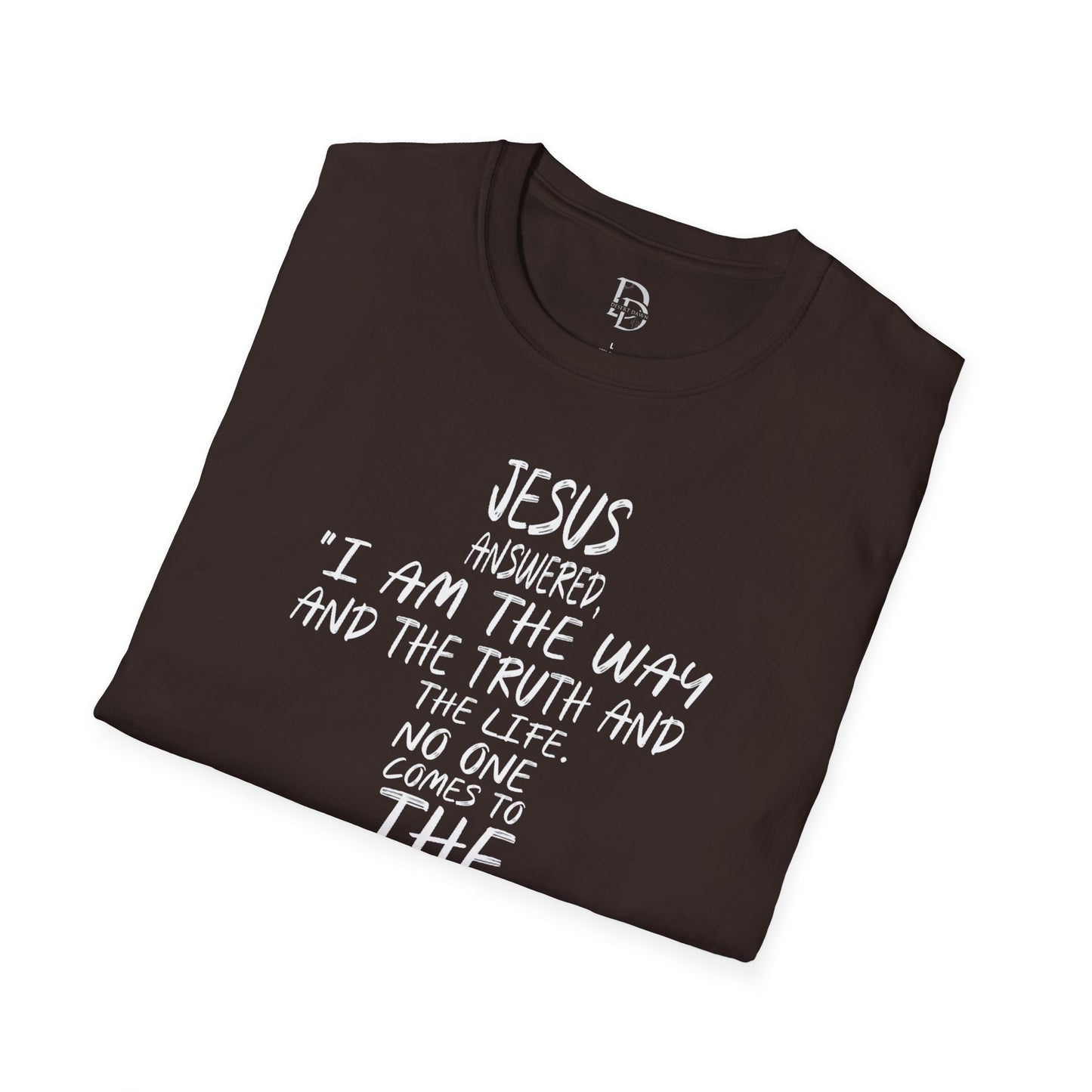 Christian Tee - Inspirational Quote Shirt, John 14:6