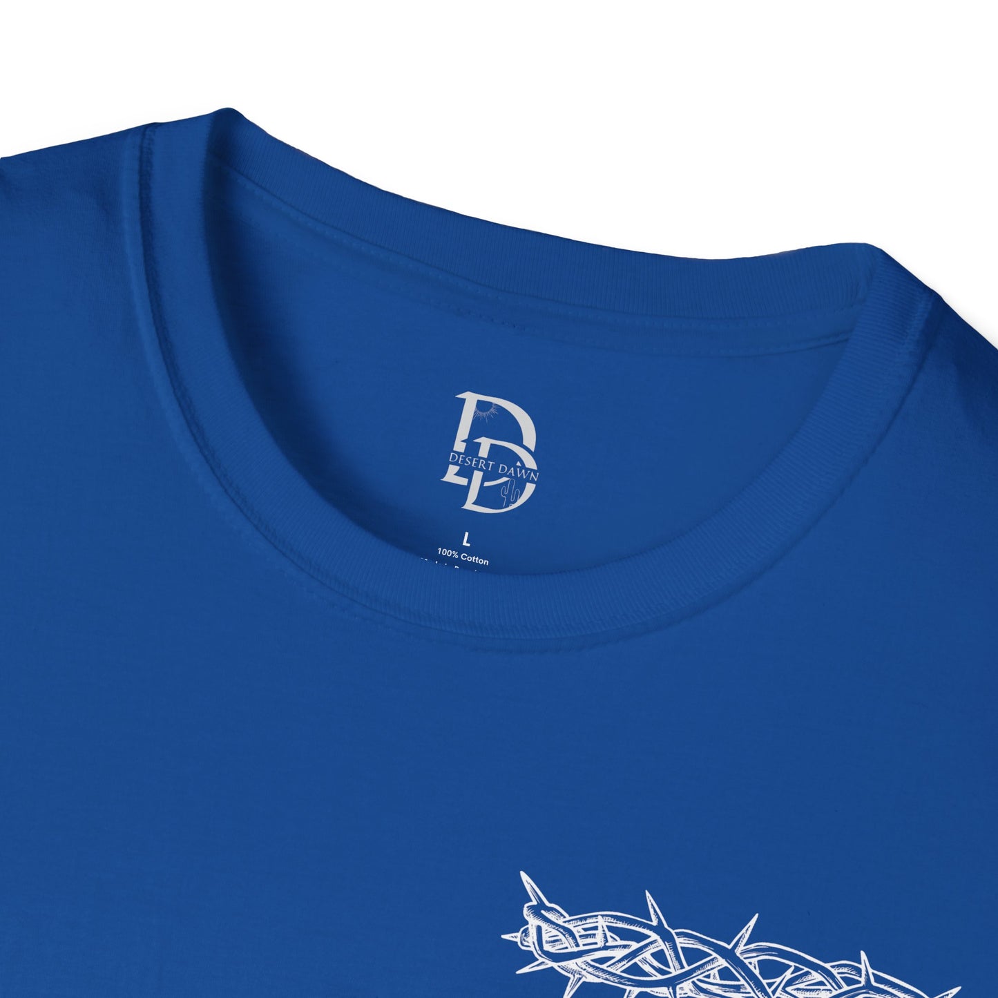 Faith-Inspired Unisex T-Shirt - Christ & King W/Thorn Crown Tee