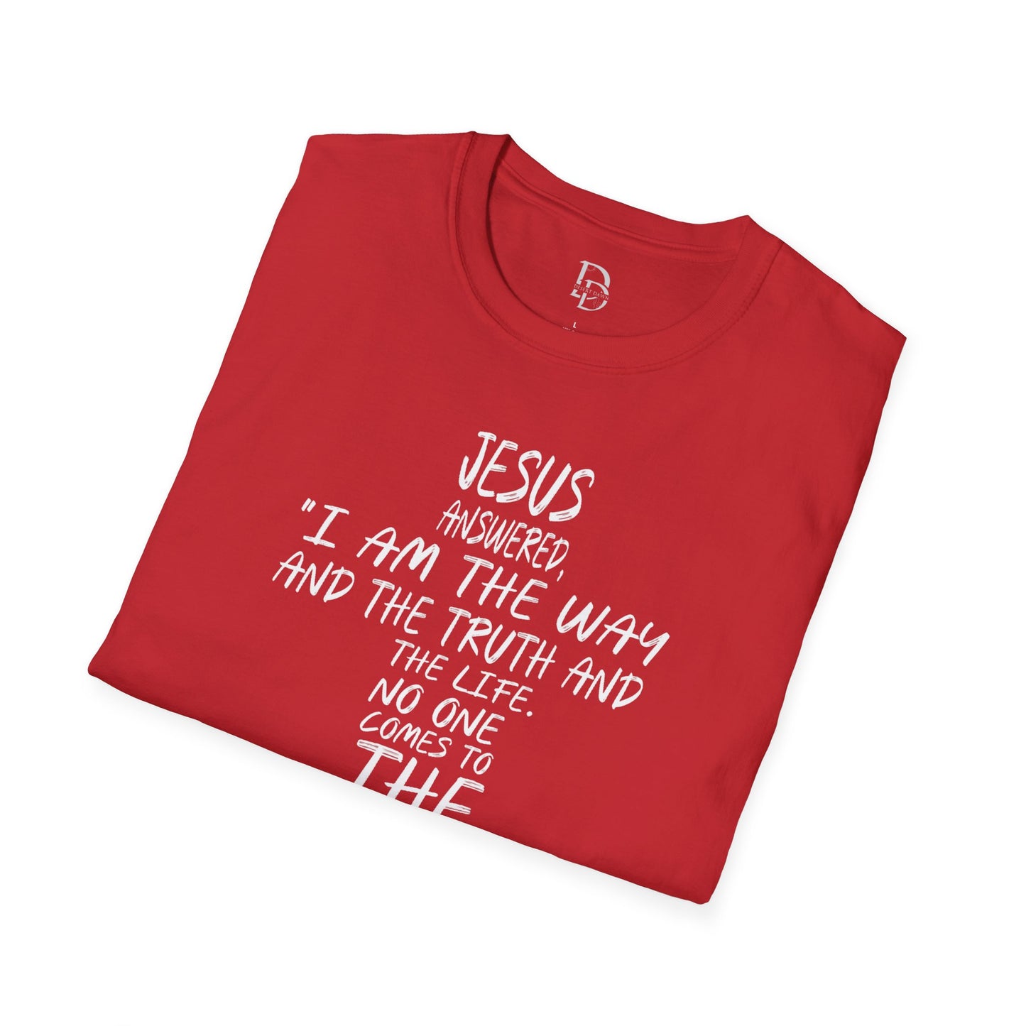 Christian Tee - Inspirational Quote Shirt, John 14:6