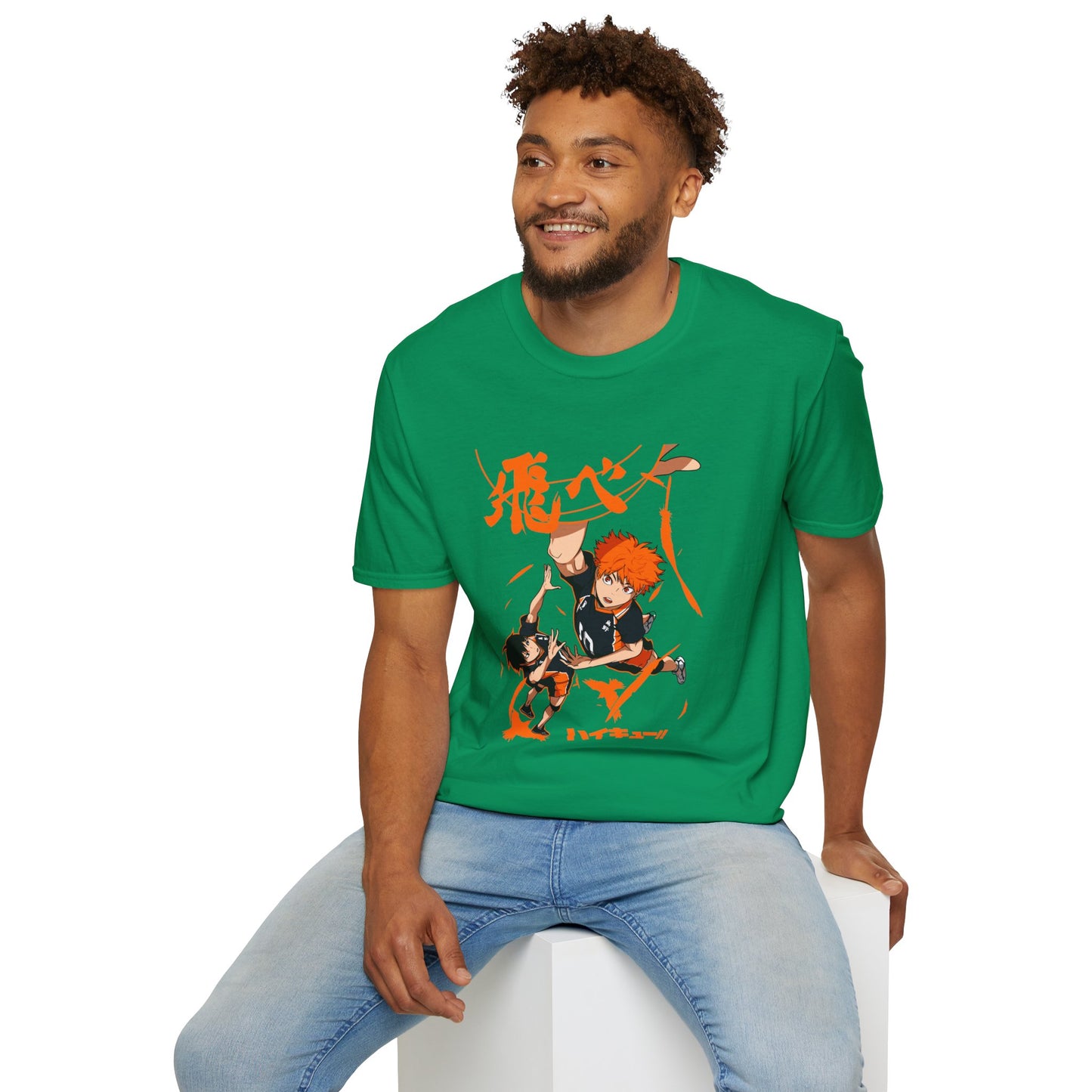 Anime Spiking Volleyball T-Shirt