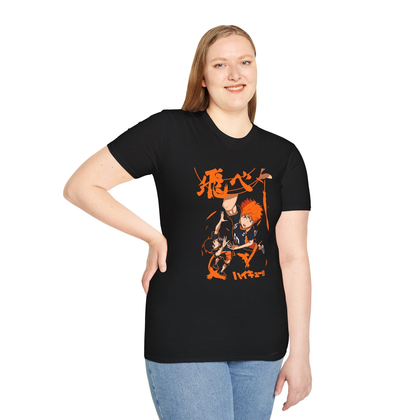 Anime Spiking Volleyball T-Shirt