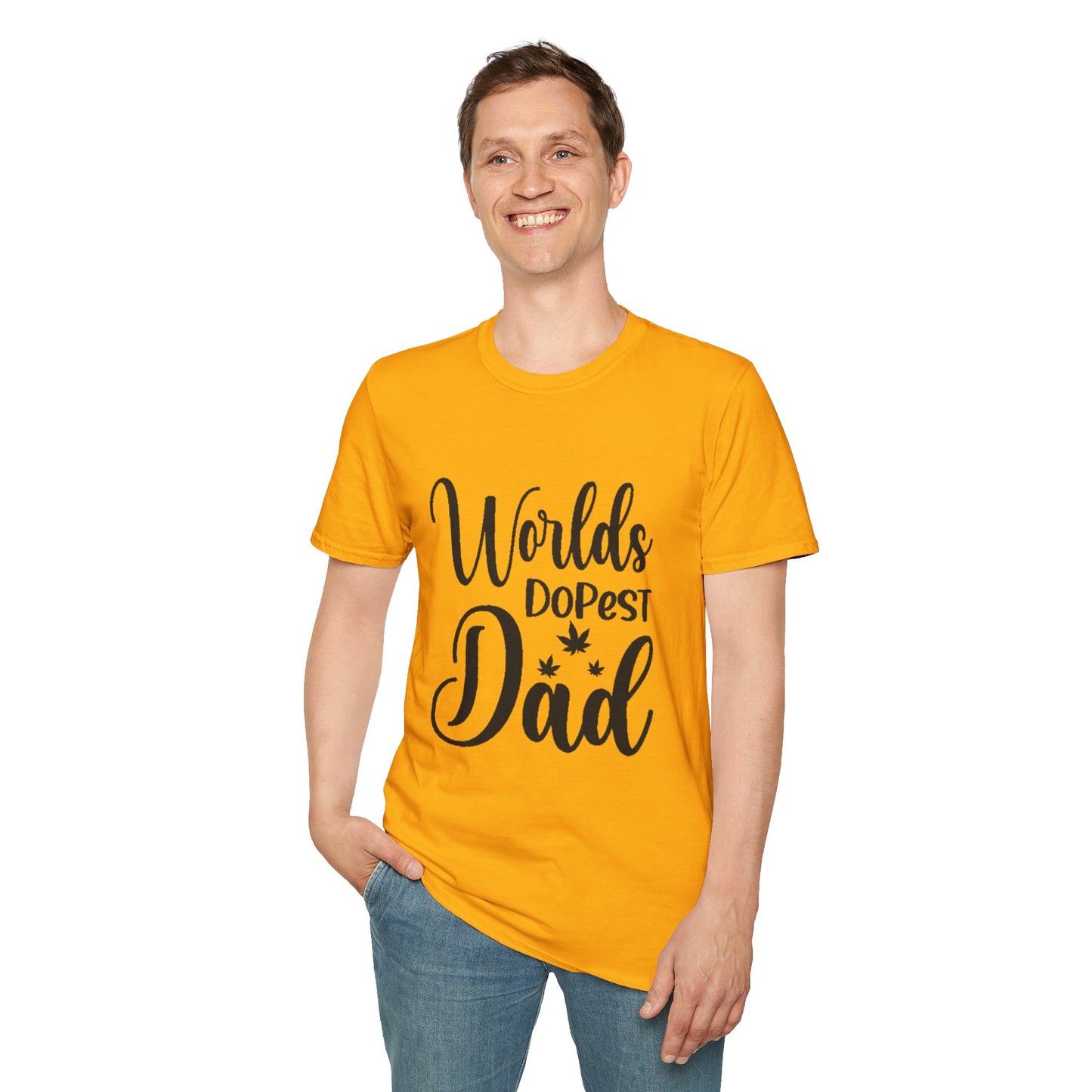 Dad Unisex T-Shirt - World's Dopest Dad