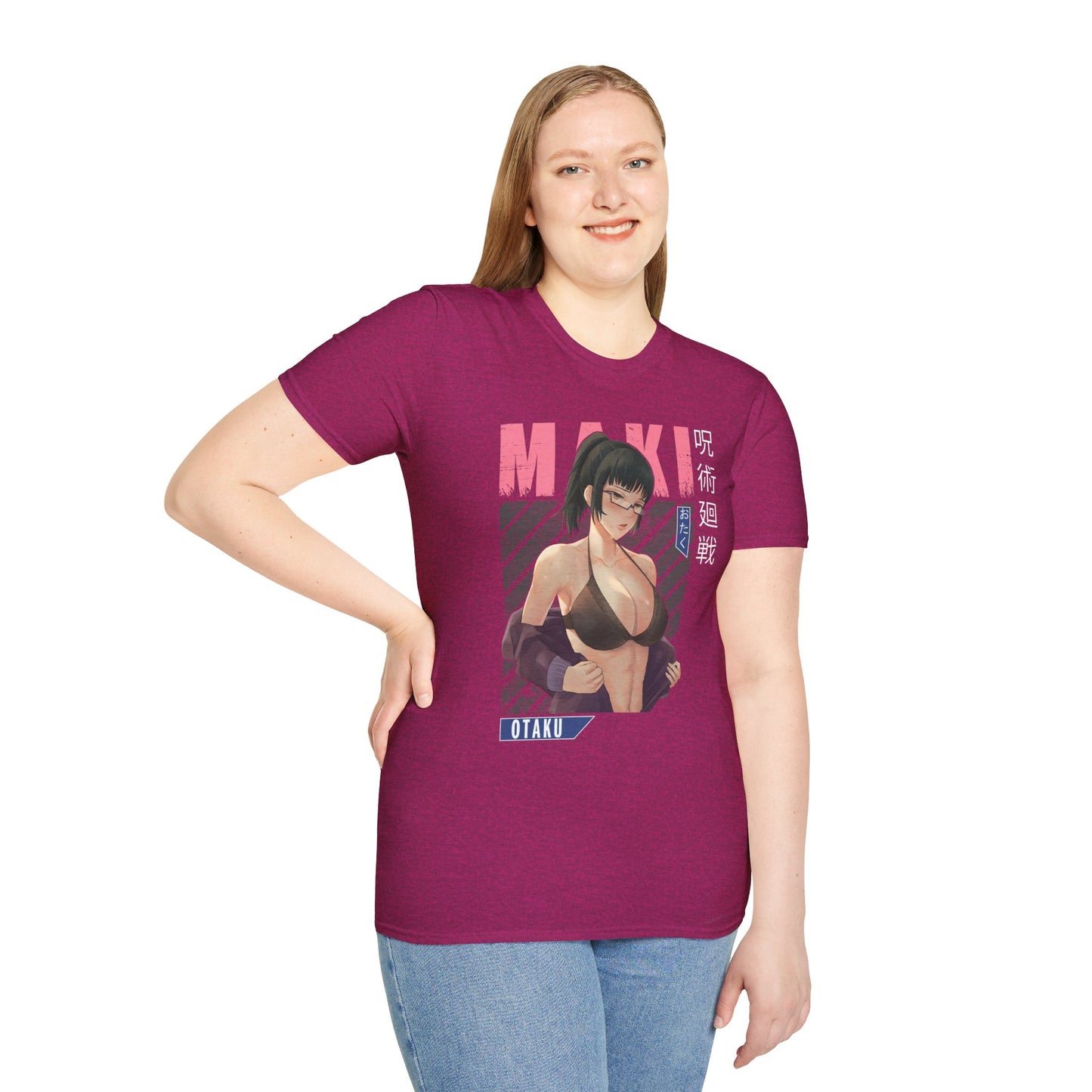 Maki Zennin Jujitsu Softstyle T-Shirt - Anime Character Tee