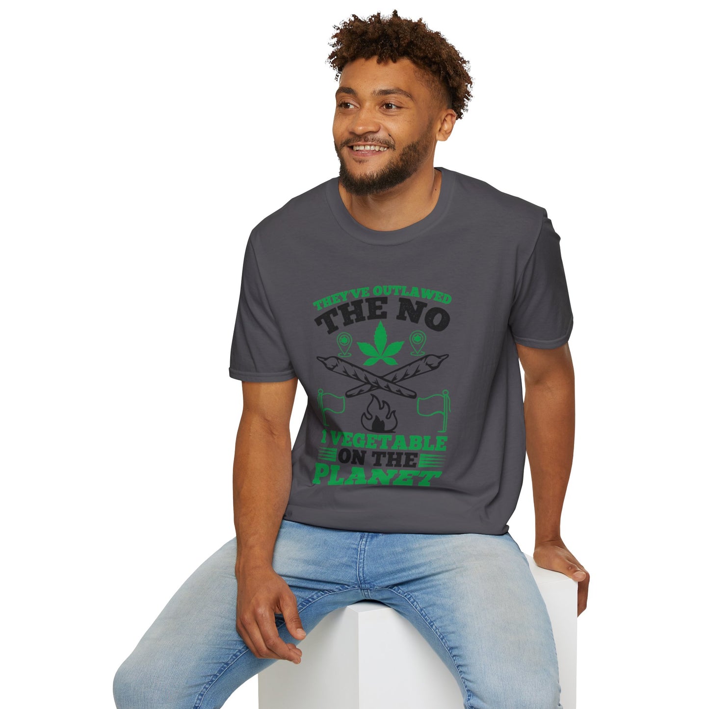 Funny Outlawed Weed Unisex T-Shirt