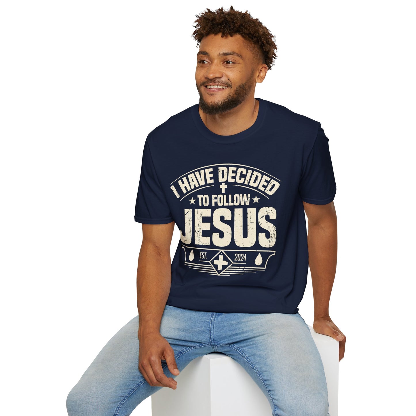 Faith Inspirational T-Shirt - 'I Have Decided to Follow Jesus', Unisex Tee