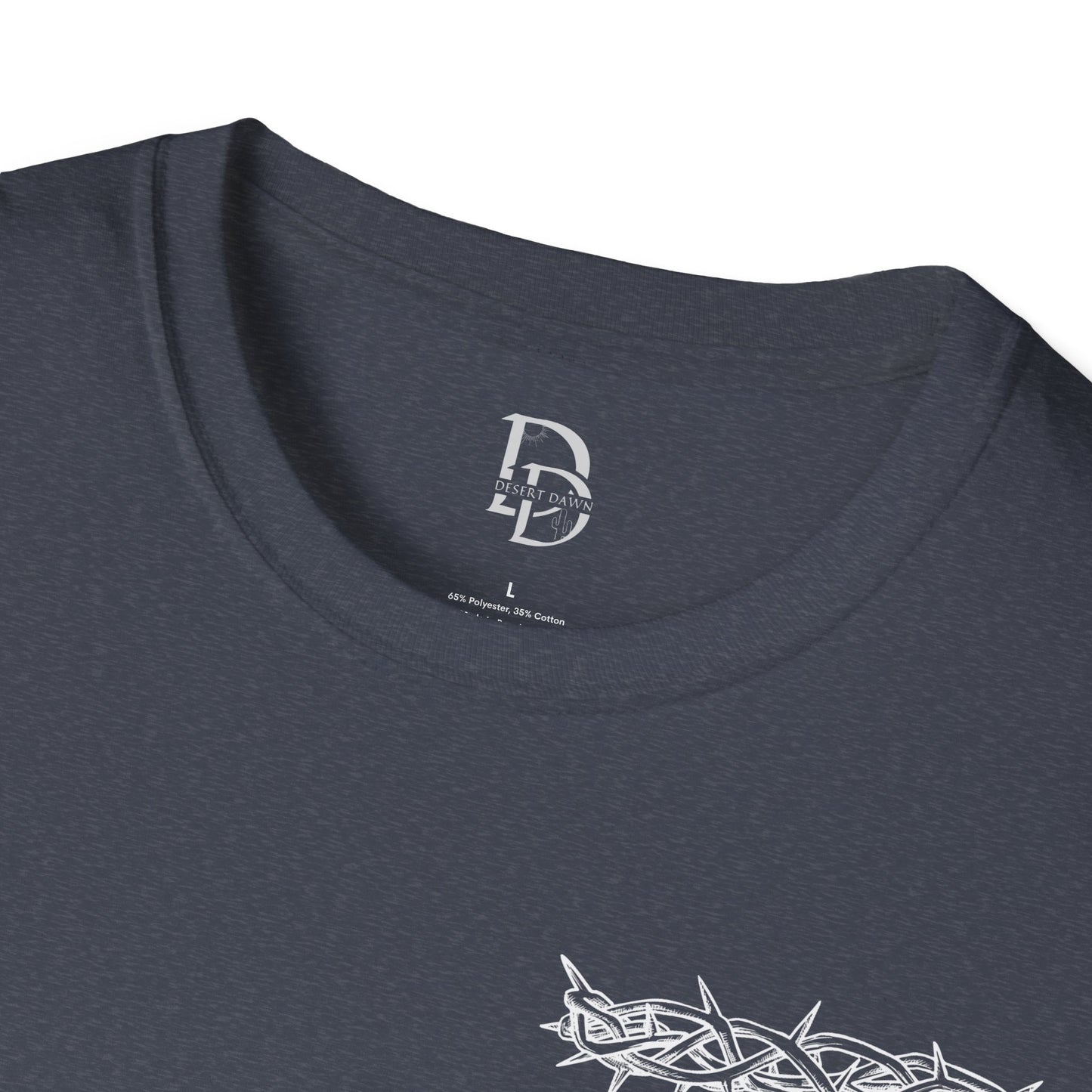 Christ is King Graphic Tee - Unisex Softstyle T-Shirt, Faith-Based Christian Gift