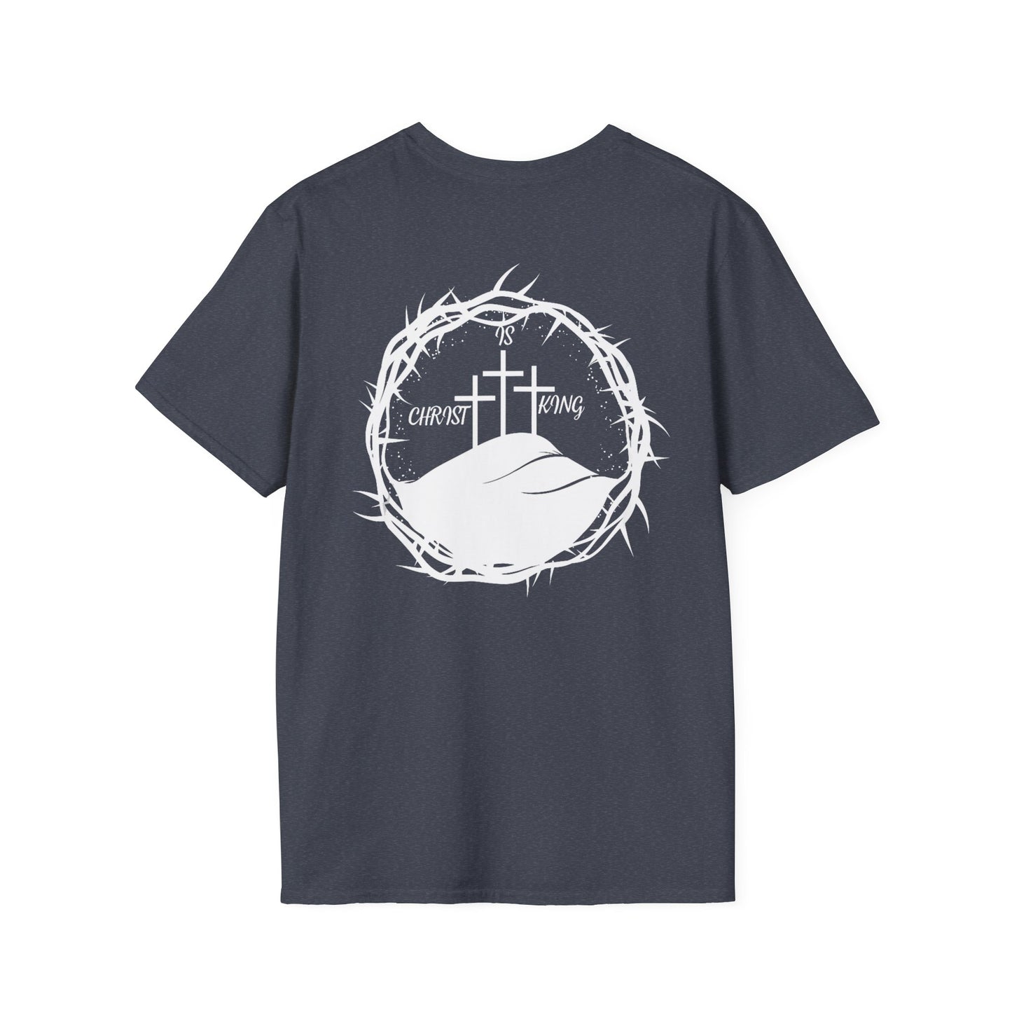 Faith-Inspired Unisex T-Shirt - Christ & King W/Thorn Crown Tee