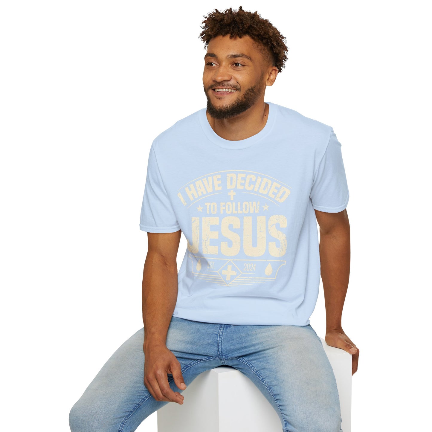 Faith Inspirational T-Shirt - 'I Have Decided to Follow Jesus', Unisex Tee