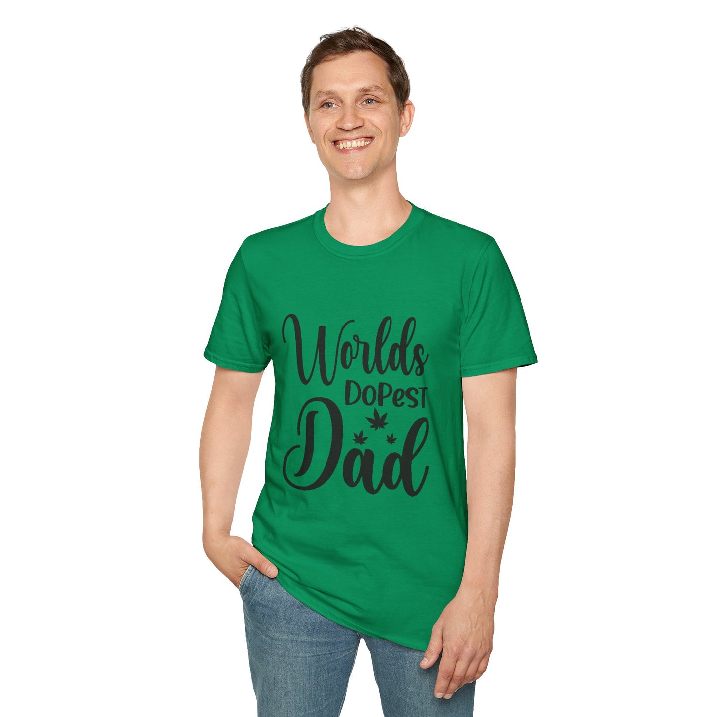 Dad Unisex T-Shirt - World's Dopest Dad
