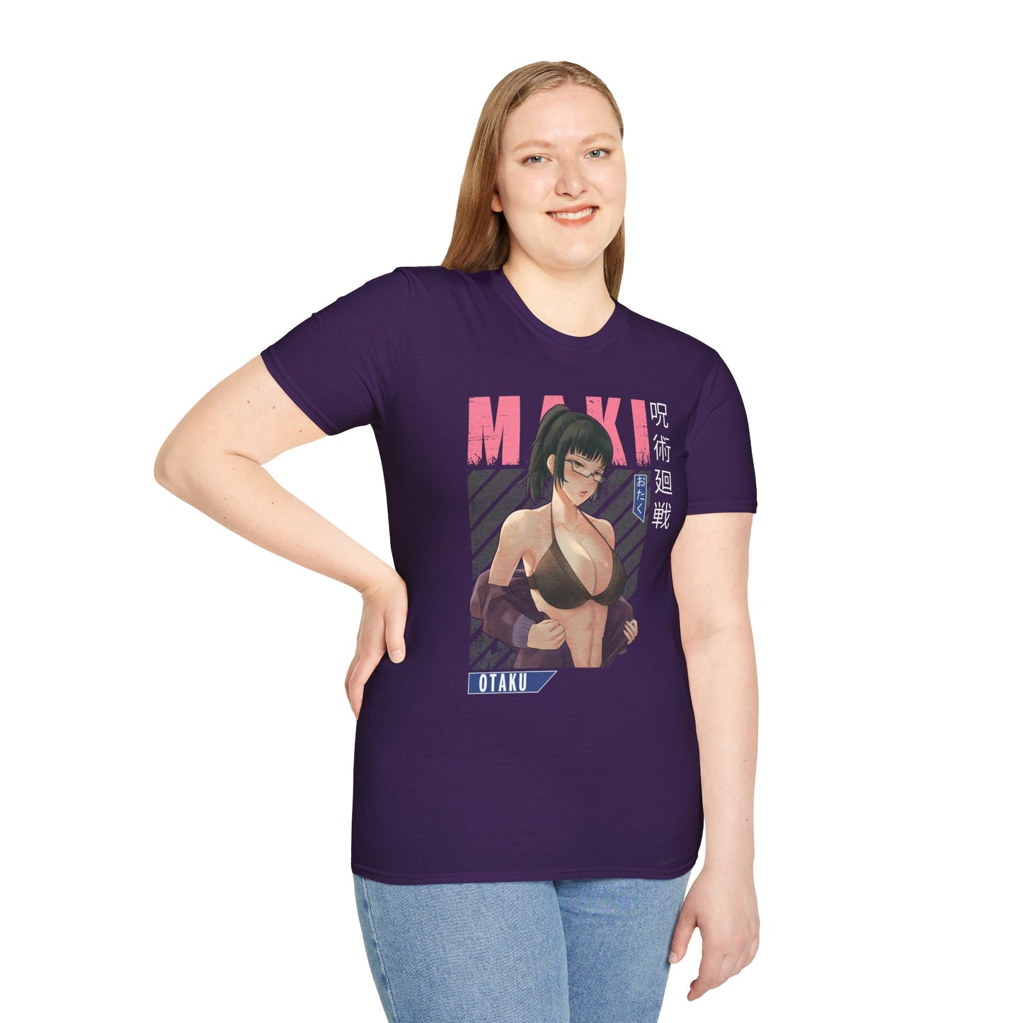 Maki Zennin Jujitsu Softstyle T-Shirt - Anime Character Tee