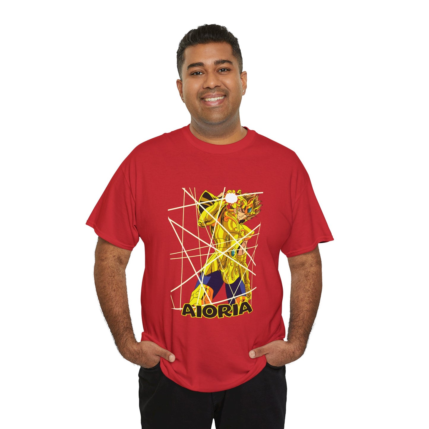T-Shirt Aioria Anime Character Design