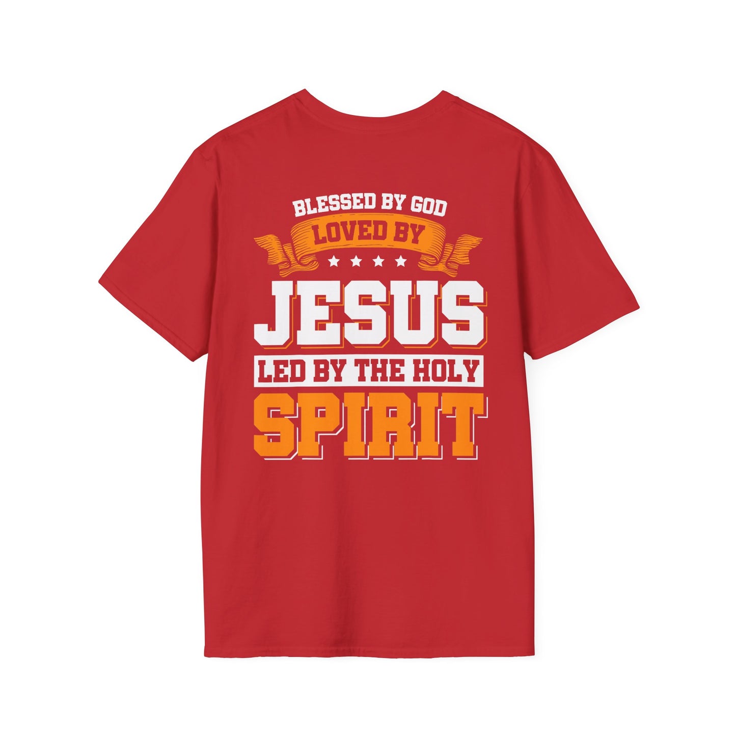 Christian T-Shirt Blessed loved and led