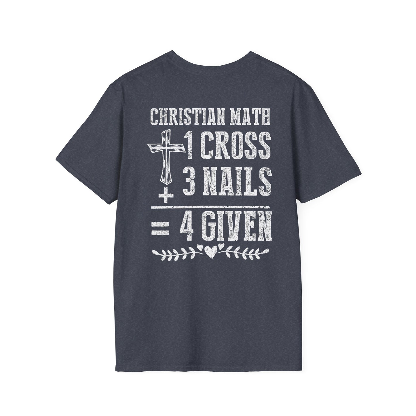 Christian Math Unisex T-Shirt - Faith Shirt, Religious Tee, Inspirational Gift
