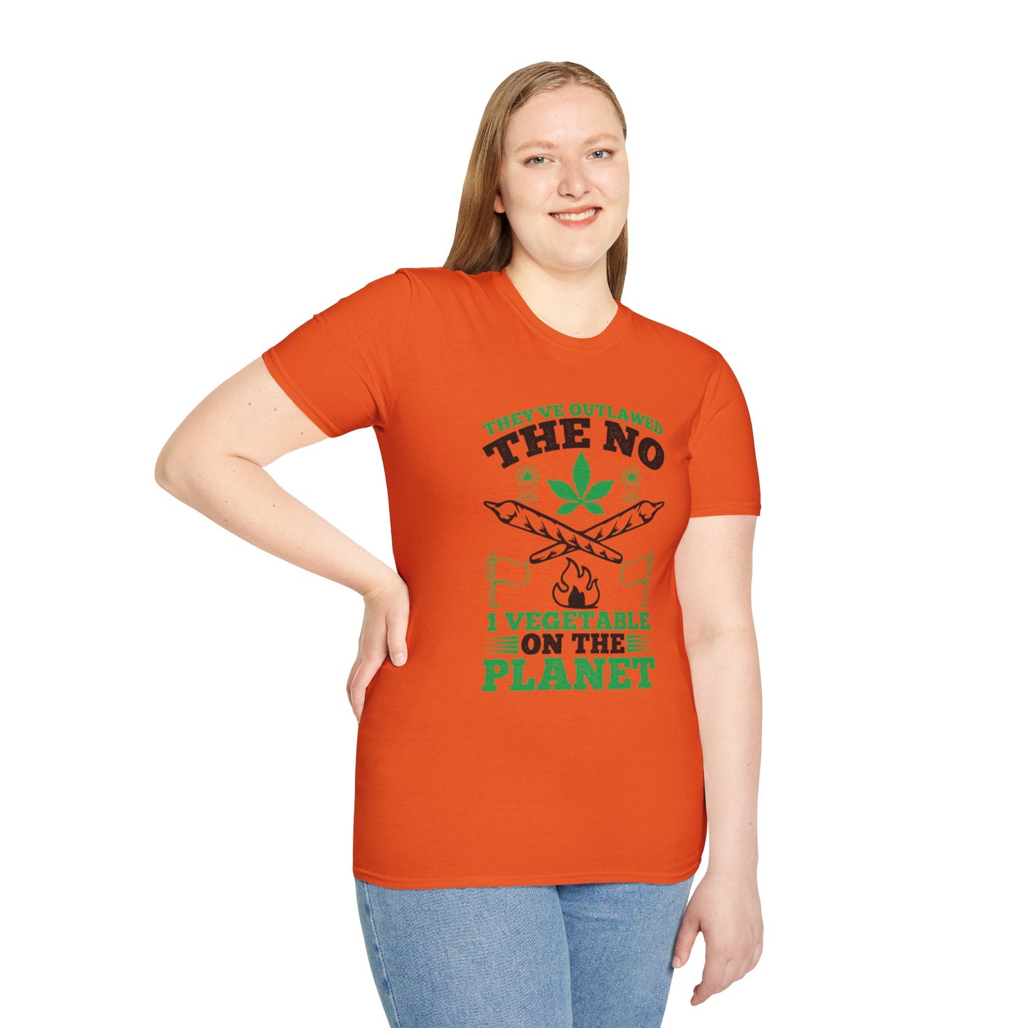 Funny Outlawed Weed Unisex T-Shirt